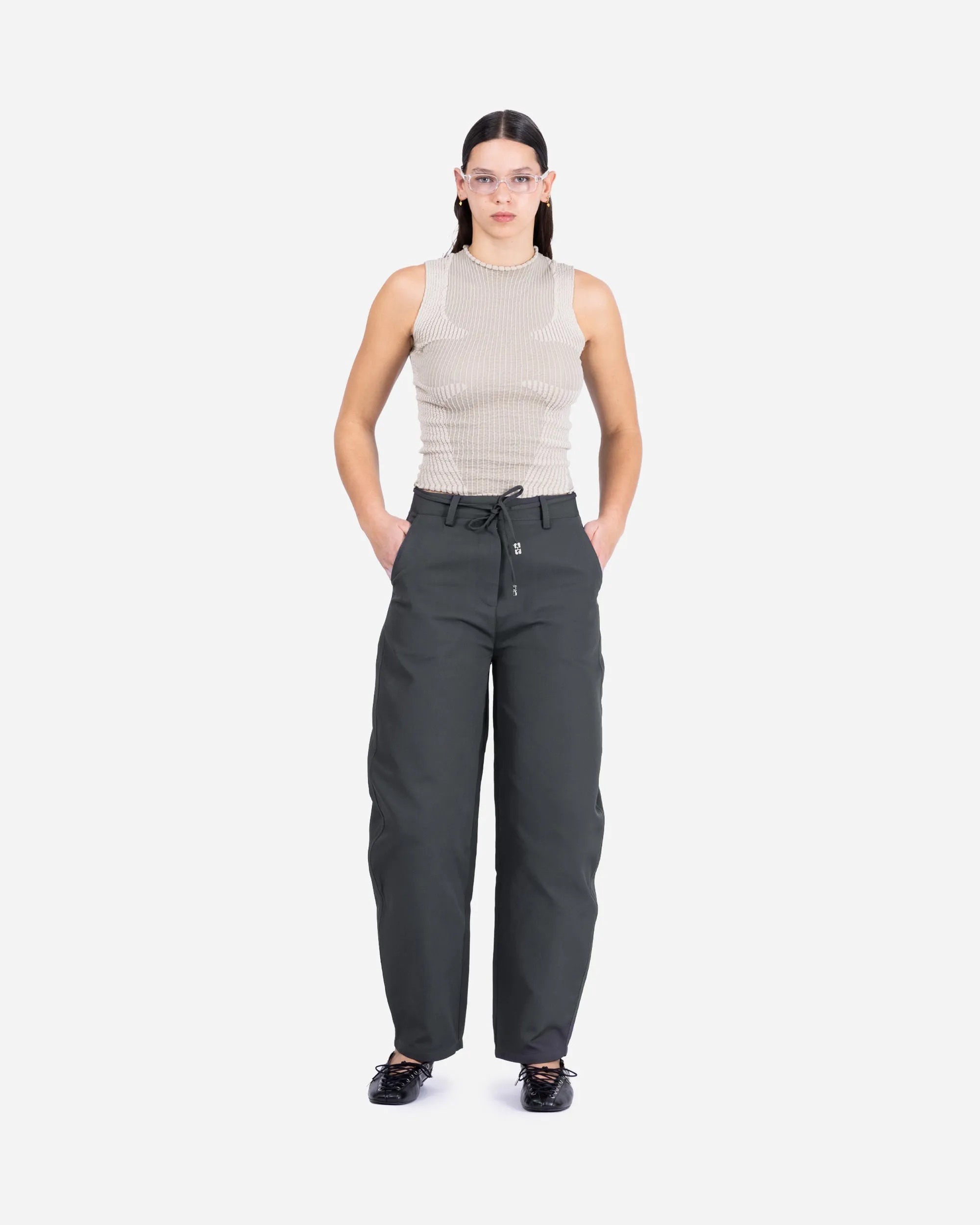 Heavy Twill Curved Pants