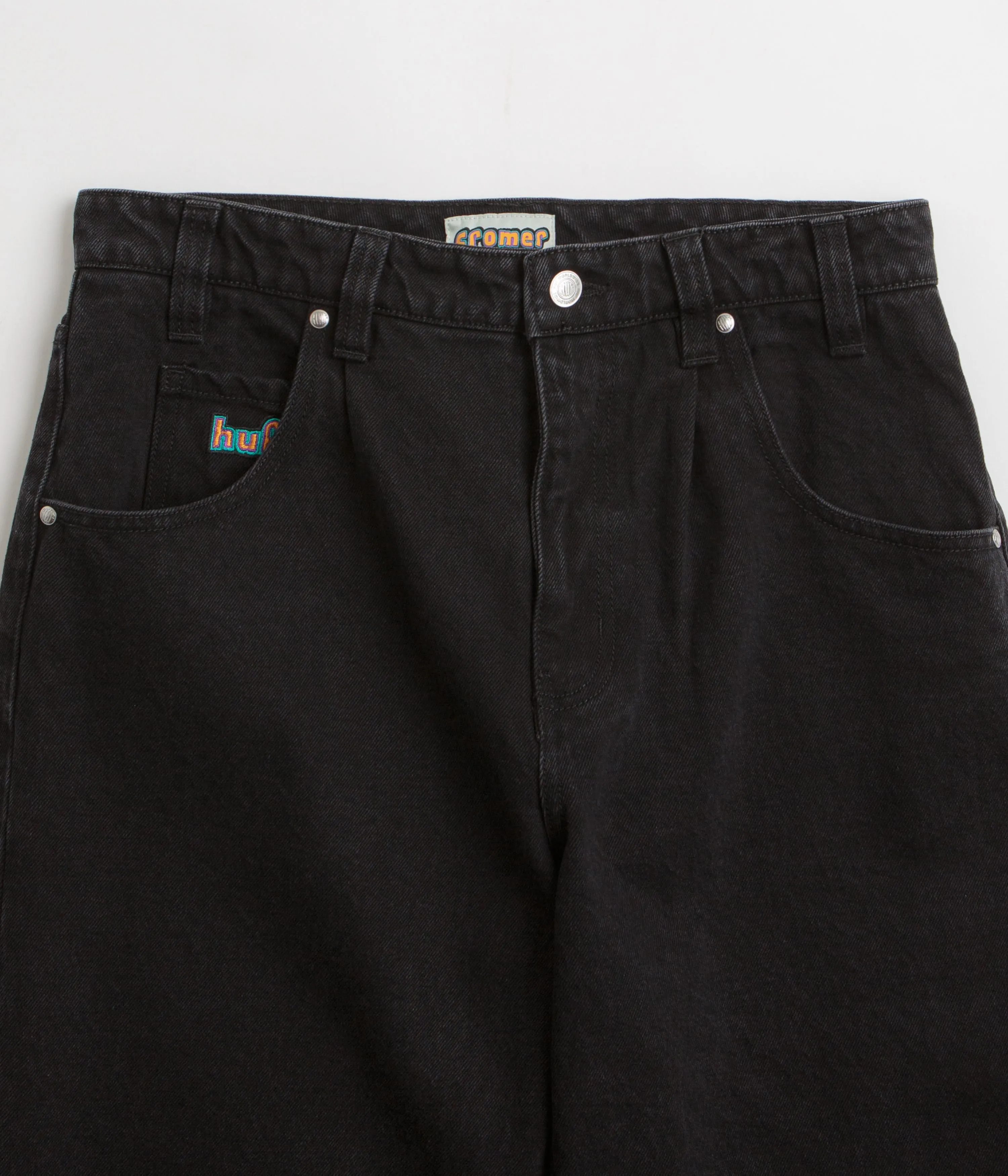 HUF Cromer Shorts - Washed Black