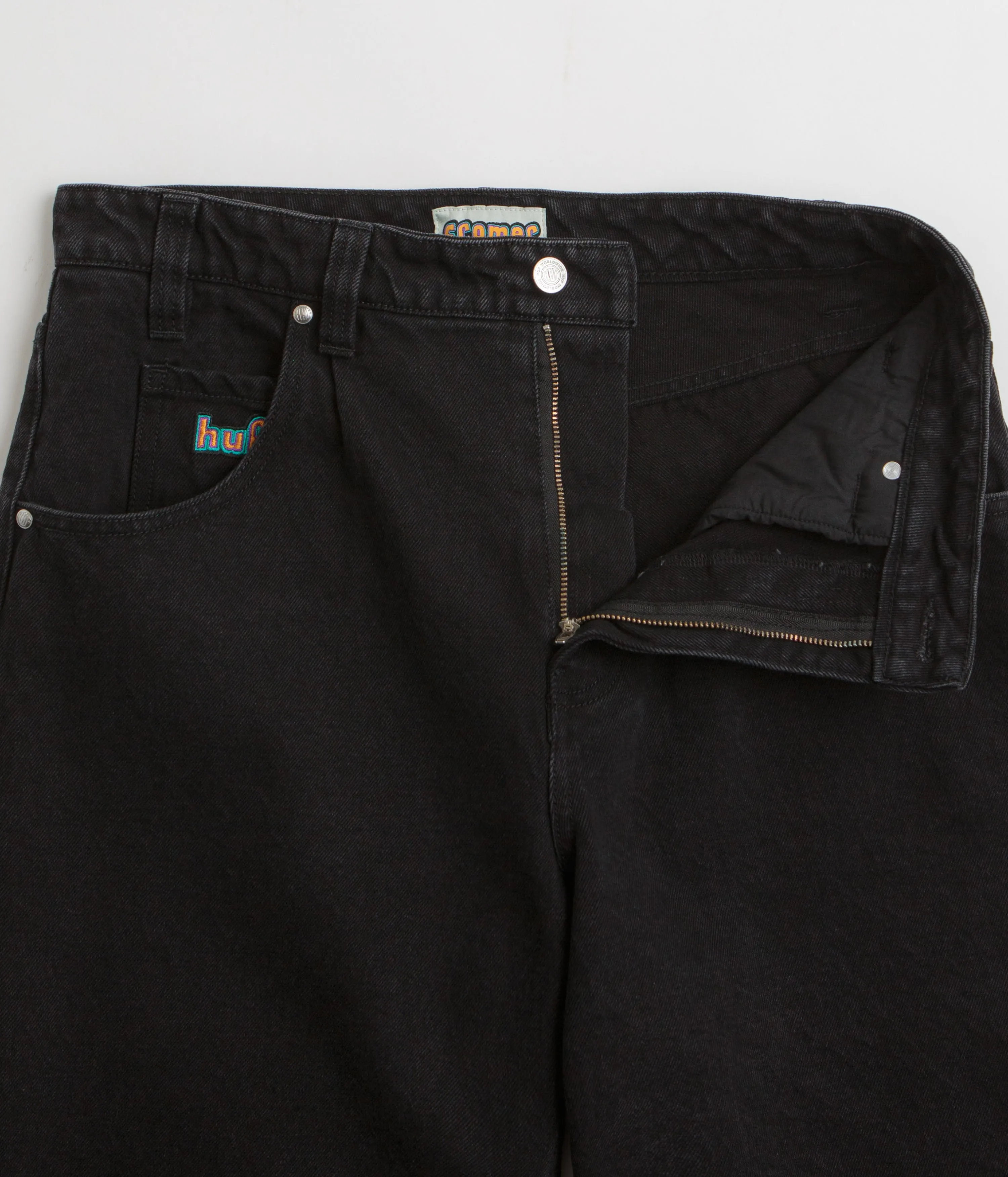 HUF Cromer Shorts - Washed Black