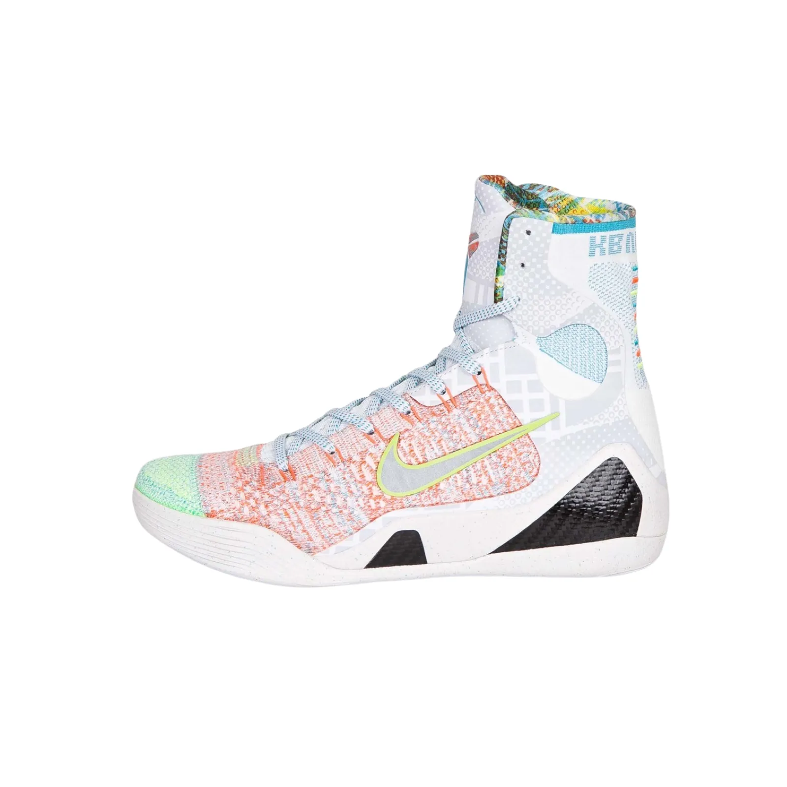 Kobe IX Elite Premium What the Kobe Multi Colour Reflective Silver Chlorine Blue