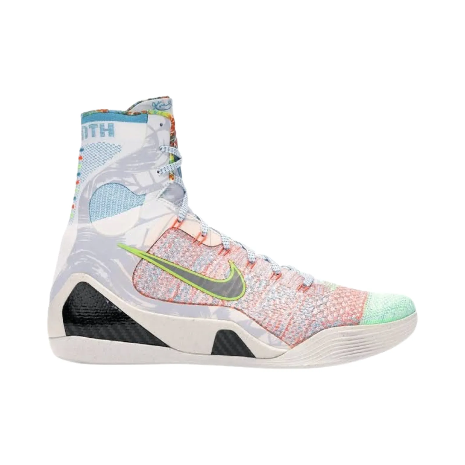 Kobe IX Elite Premium What the Kobe Multi Colour Reflective Silver Chlorine Blue