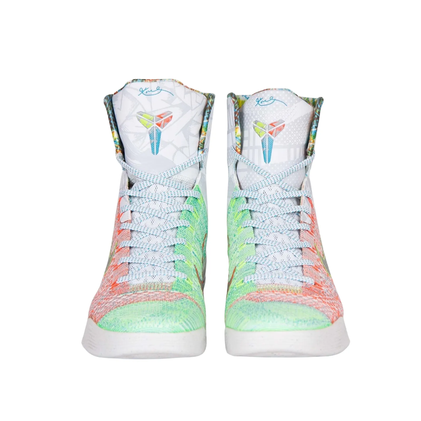 Kobe IX Elite Premium What the Kobe Multi Colour Reflective Silver Chlorine Blue