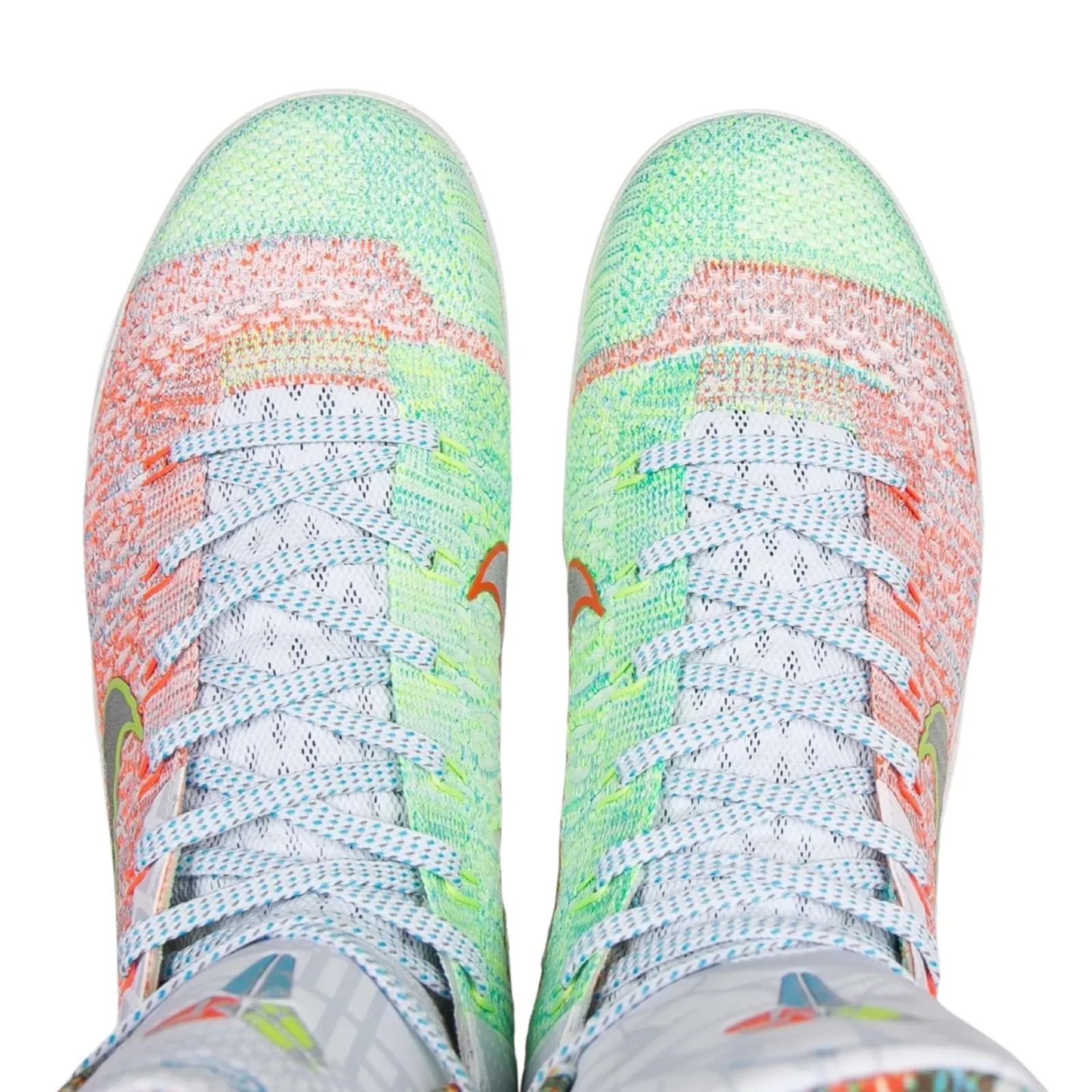 Kobe IX Elite Premium What the Kobe Multi Colour Reflective Silver Chlorine Blue