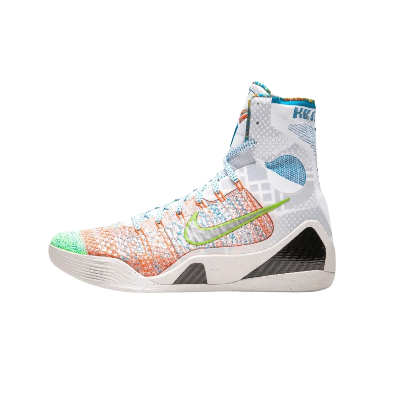 Kobe IX Elite Premium What the Kobe Multi Colour Reflective Silver Chlorine Blue