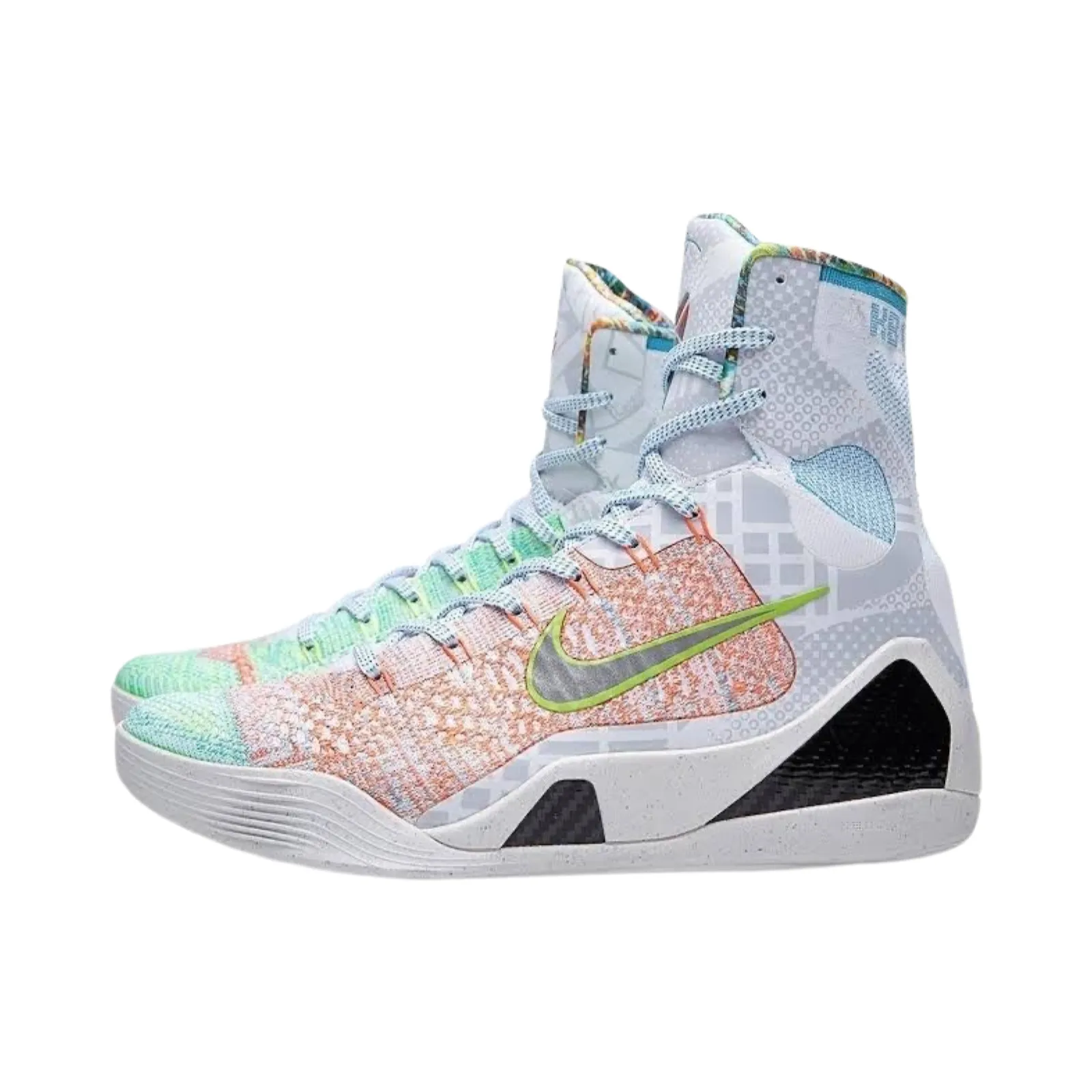 Kobe IX Elite Premium What the Kobe Multi Colour Reflective Silver Chlorine Blue
