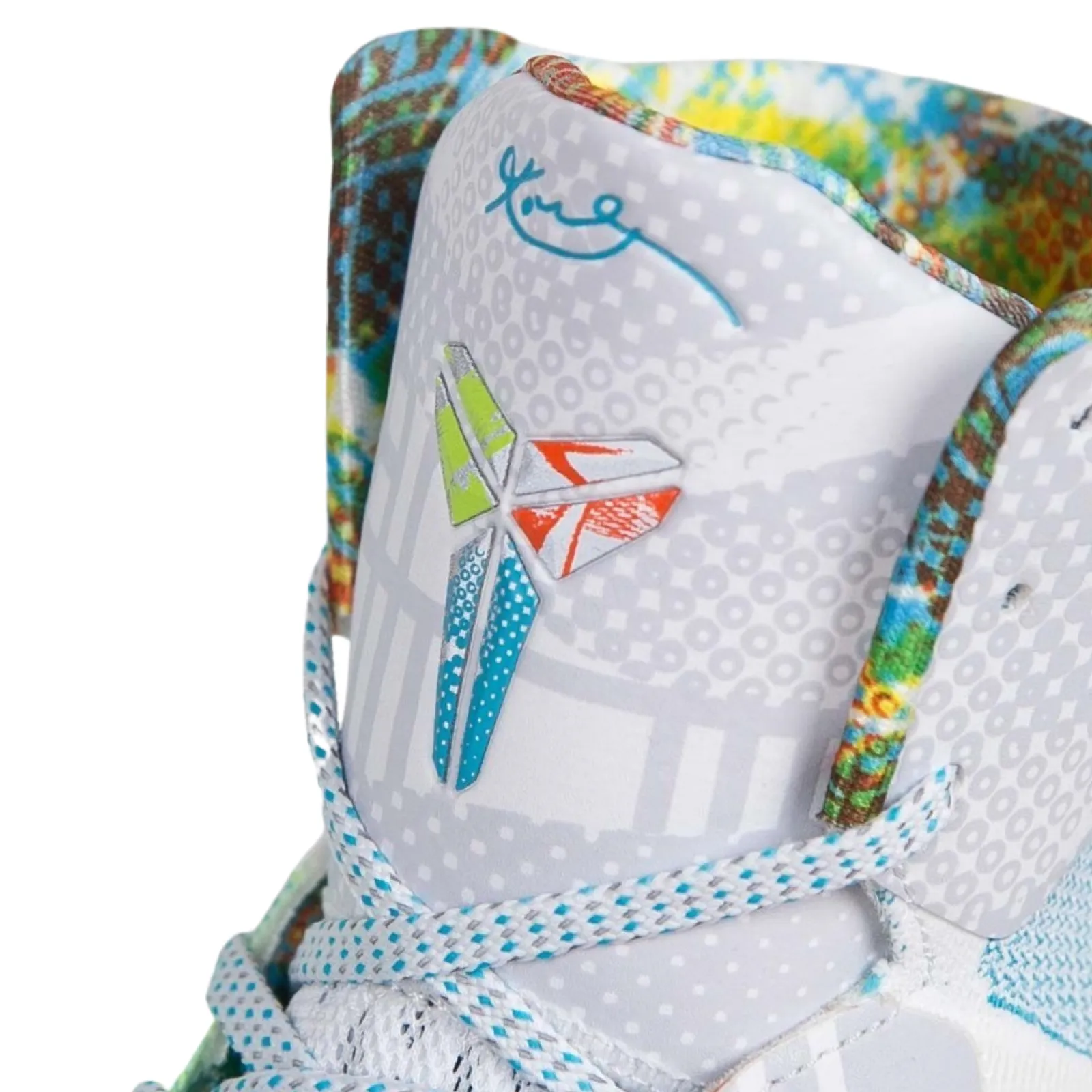 Kobe IX Elite Premium What the Kobe Multi Colour Reflective Silver Chlorine Blue