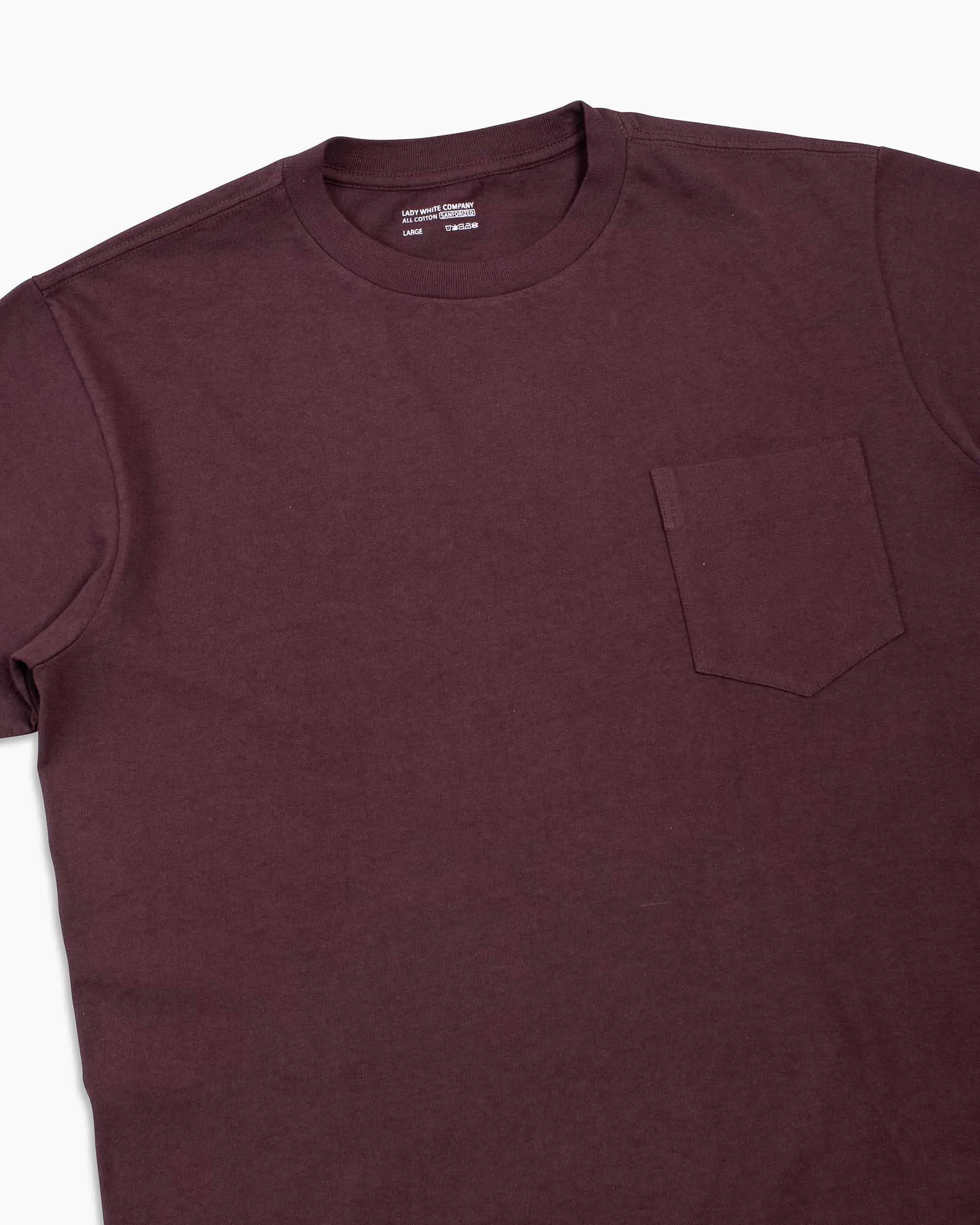 Lady White Co. Balta Pocket T-Shirt Raisin