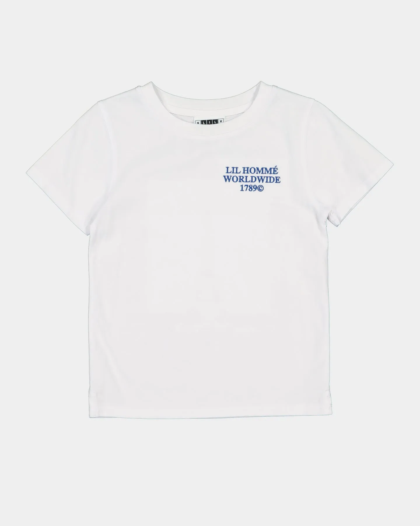 Lil Homme Kids' Worldwide T-Shirt Set White/Blue