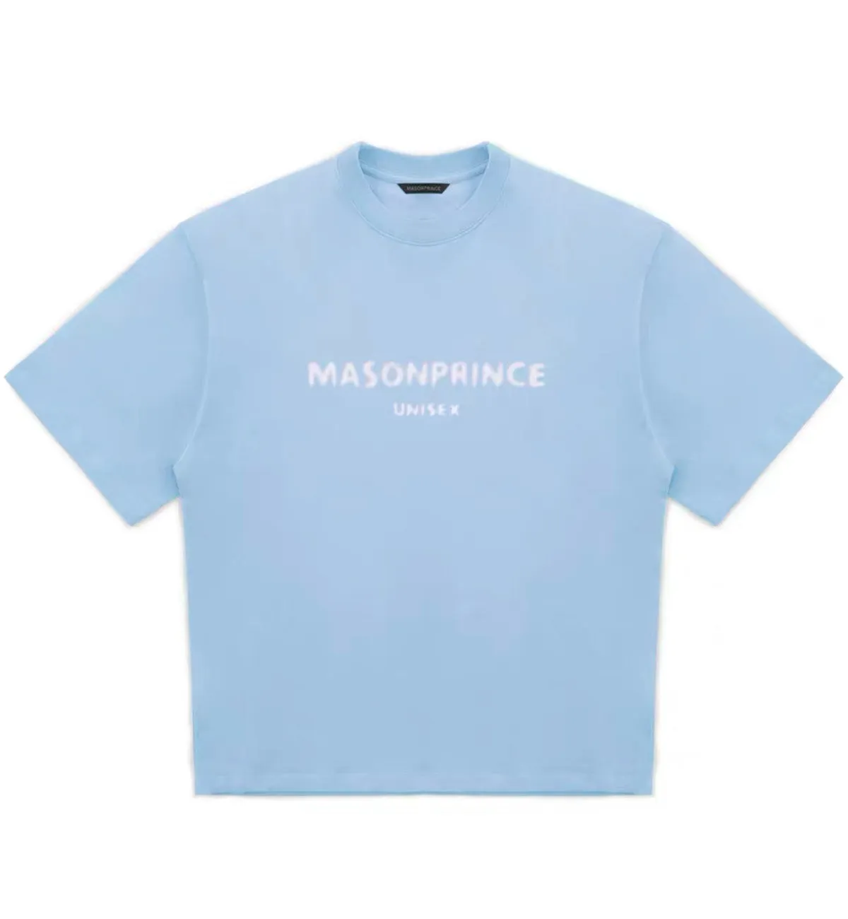 MASONPRINCE Unisex Basic Logo T-Shirt (Cyan)