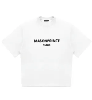 MASONPRINCE Unisex Basic Logo T-Shirt (White)