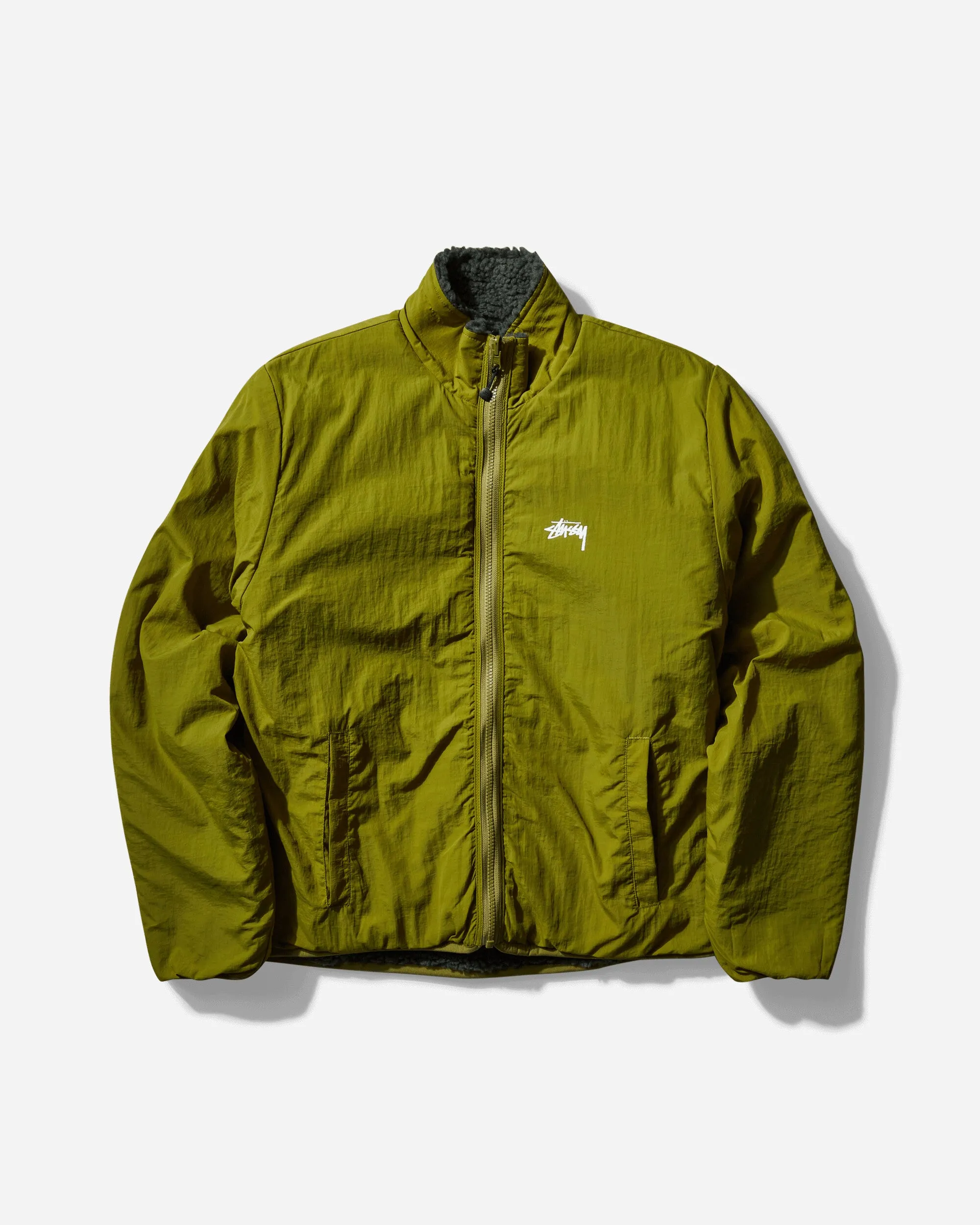 Men's Sherpa Reversible Jacket Green