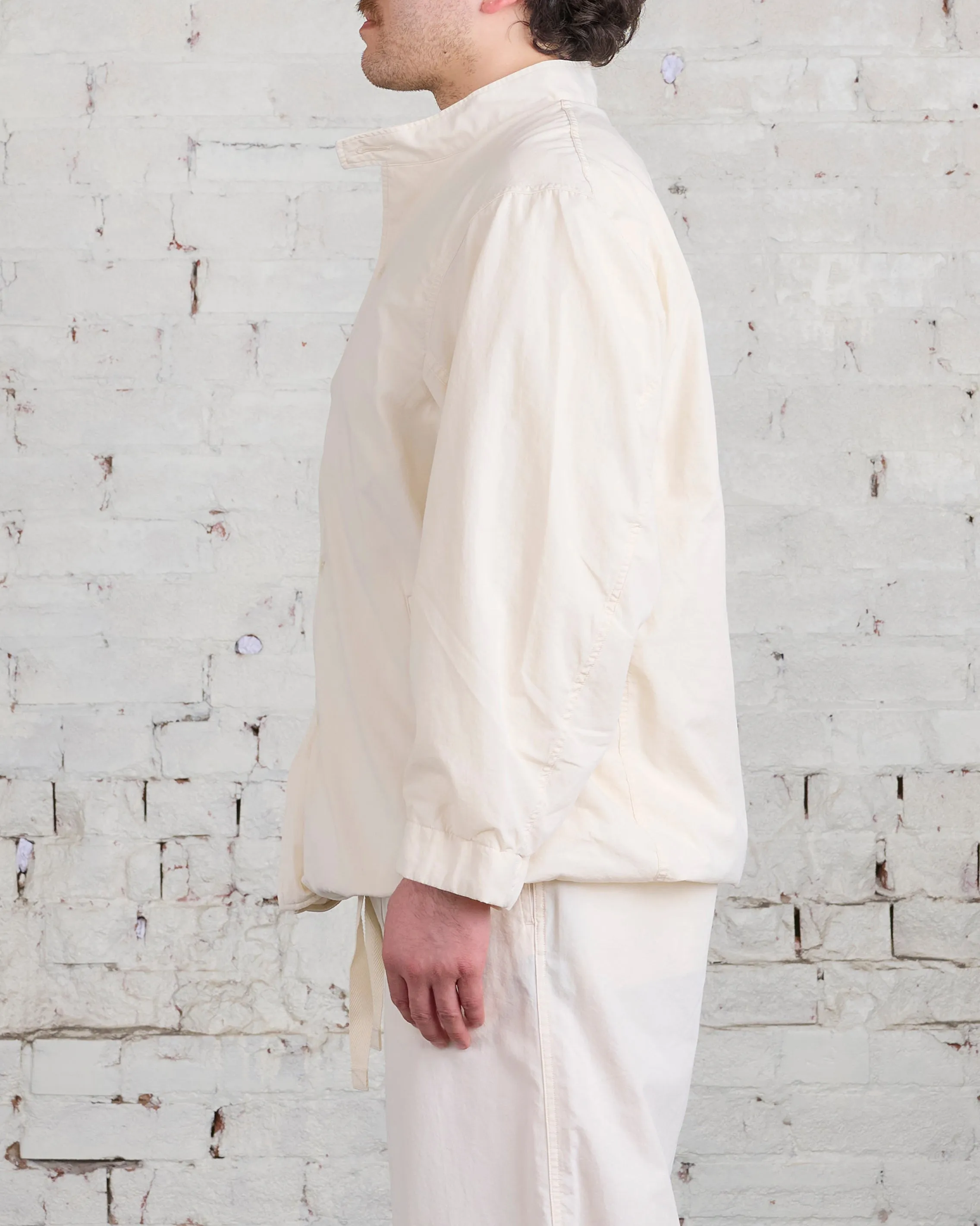 nanamica Band Collar Jacket Ecru