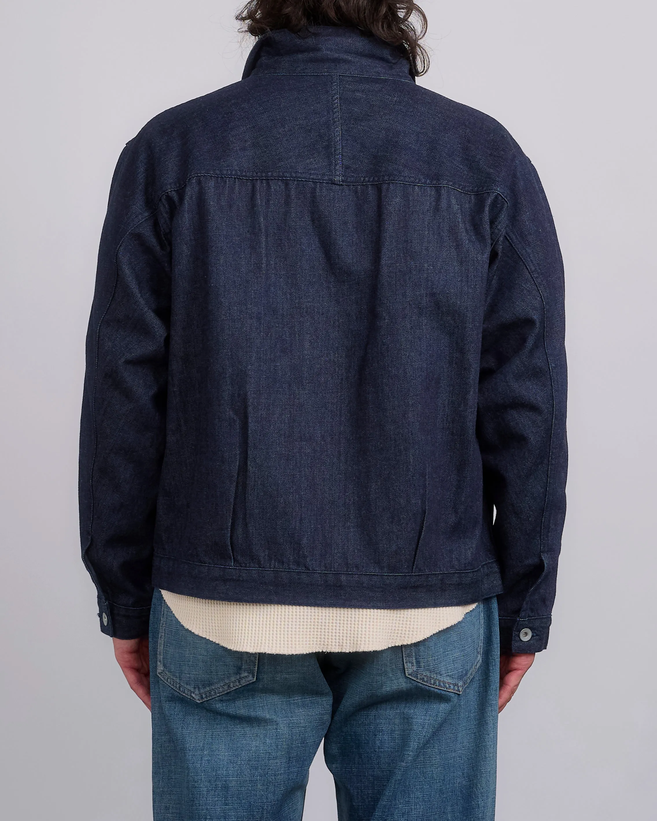 nanamica Short Denim Slub Yarn Jacket Indigo