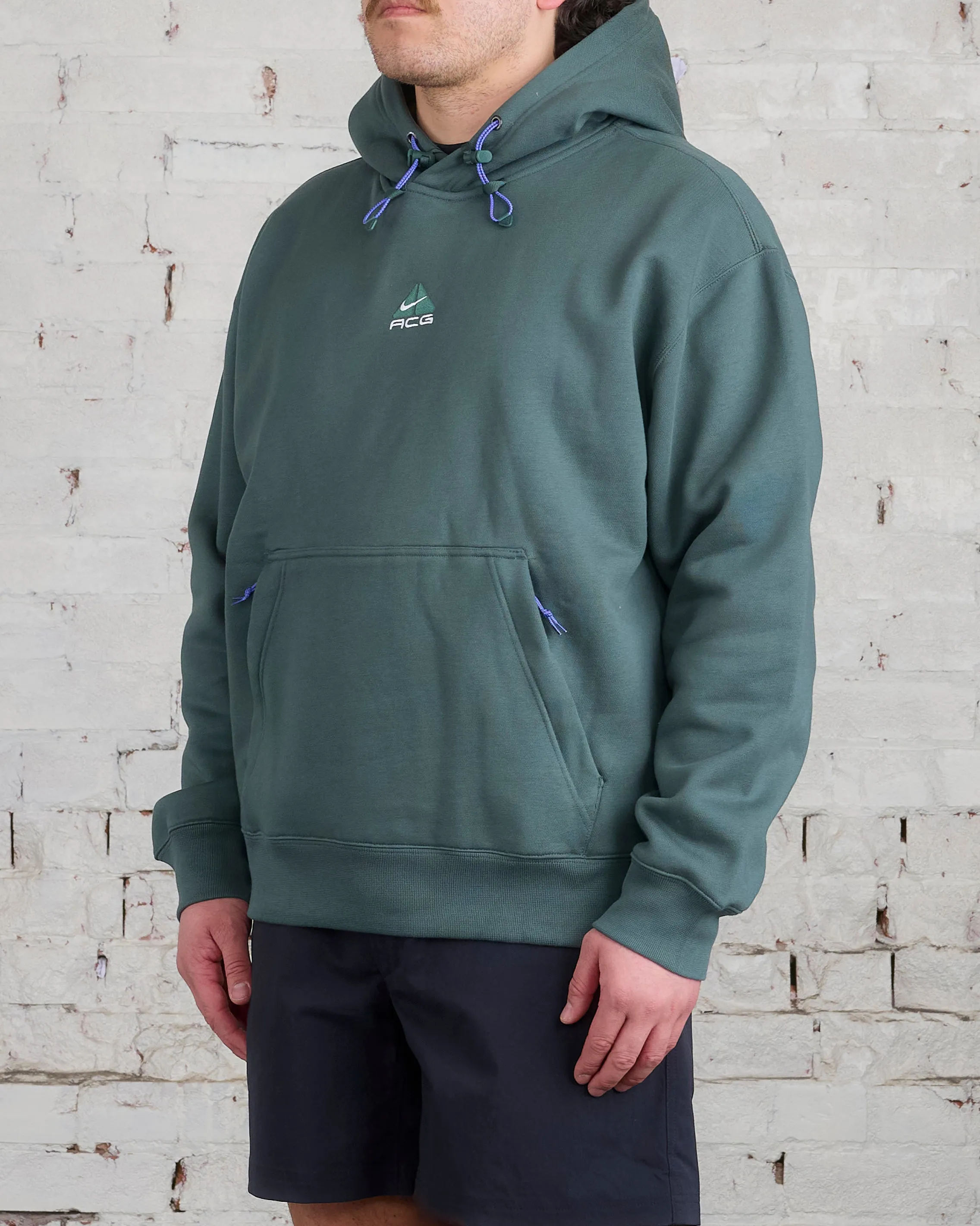 Nike ACG Therma-FIT Lungs Hooded Sweatshirt Vintage Green Summit White