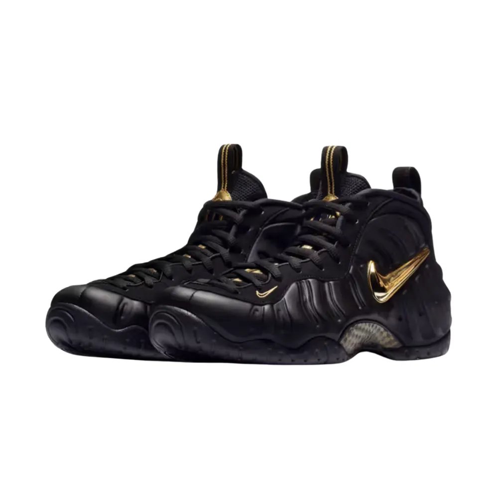 Nike Air Foamposite Pro Black Metallic Gold