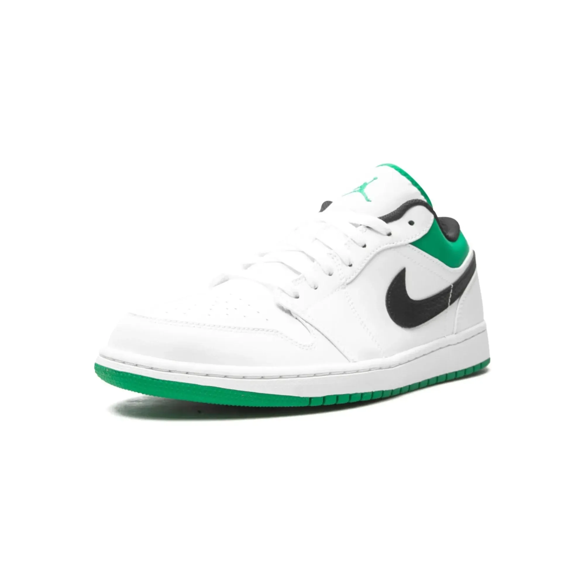 Nike Air Jordan 1 Low White Lucky Green Black