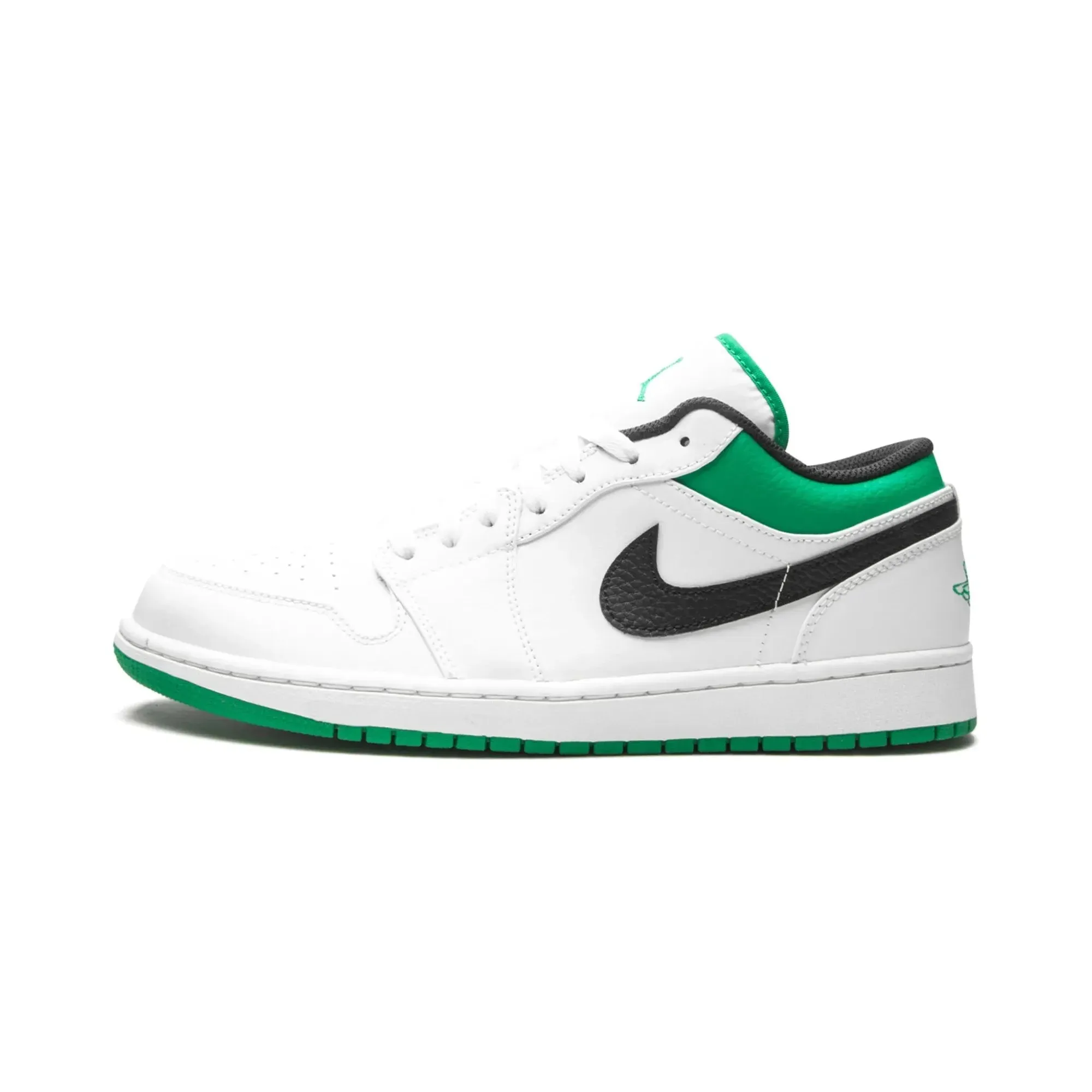 Nike Air Jordan 1 Low White Lucky Green Black