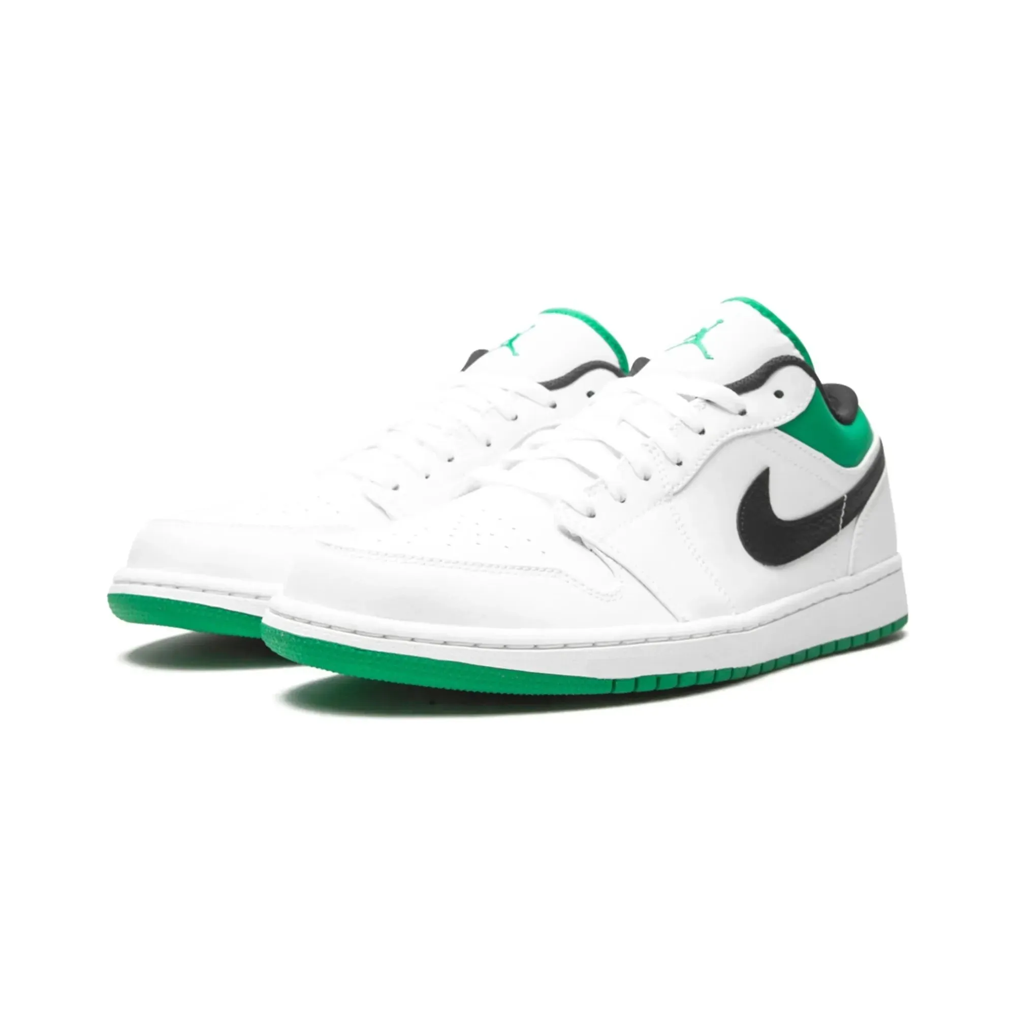 Nike Air Jordan 1 Low White Lucky Green Black