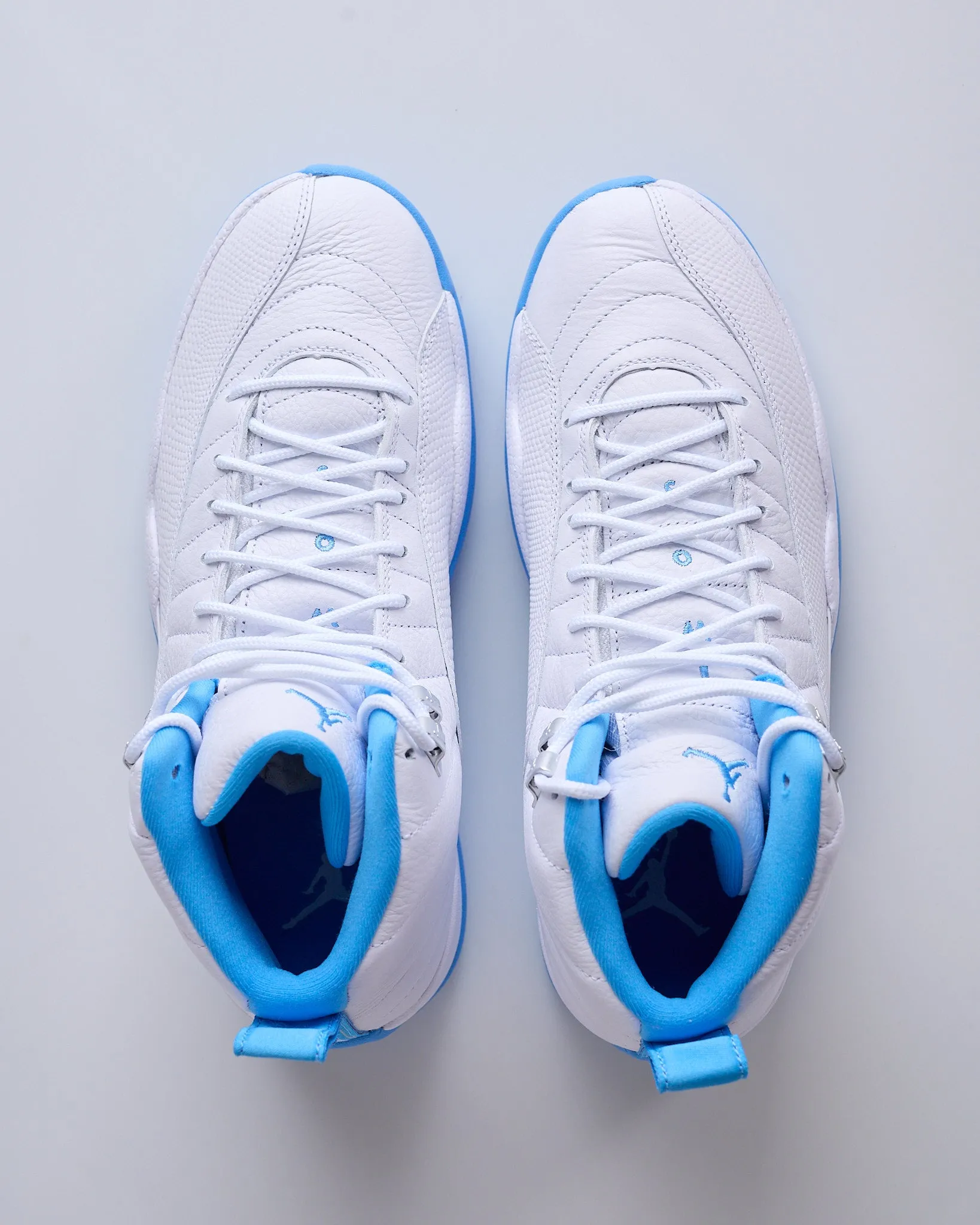 Nike Air Jordan 12 Retro White University Blue-Metallic Silver CT8013 112