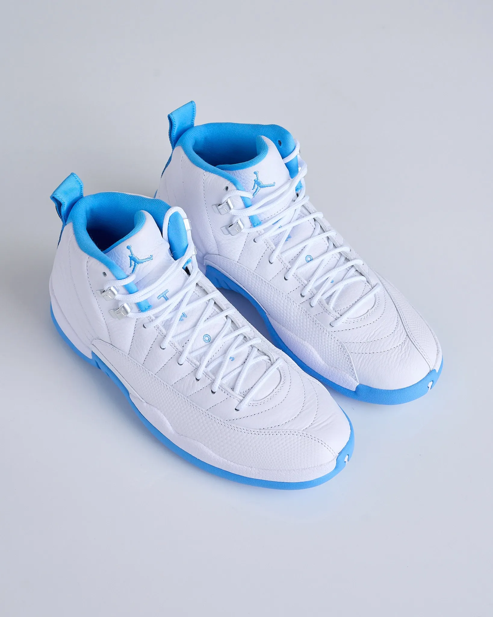 Nike Air Jordan 12 Retro White University Blue-Metallic Silver CT8013 112