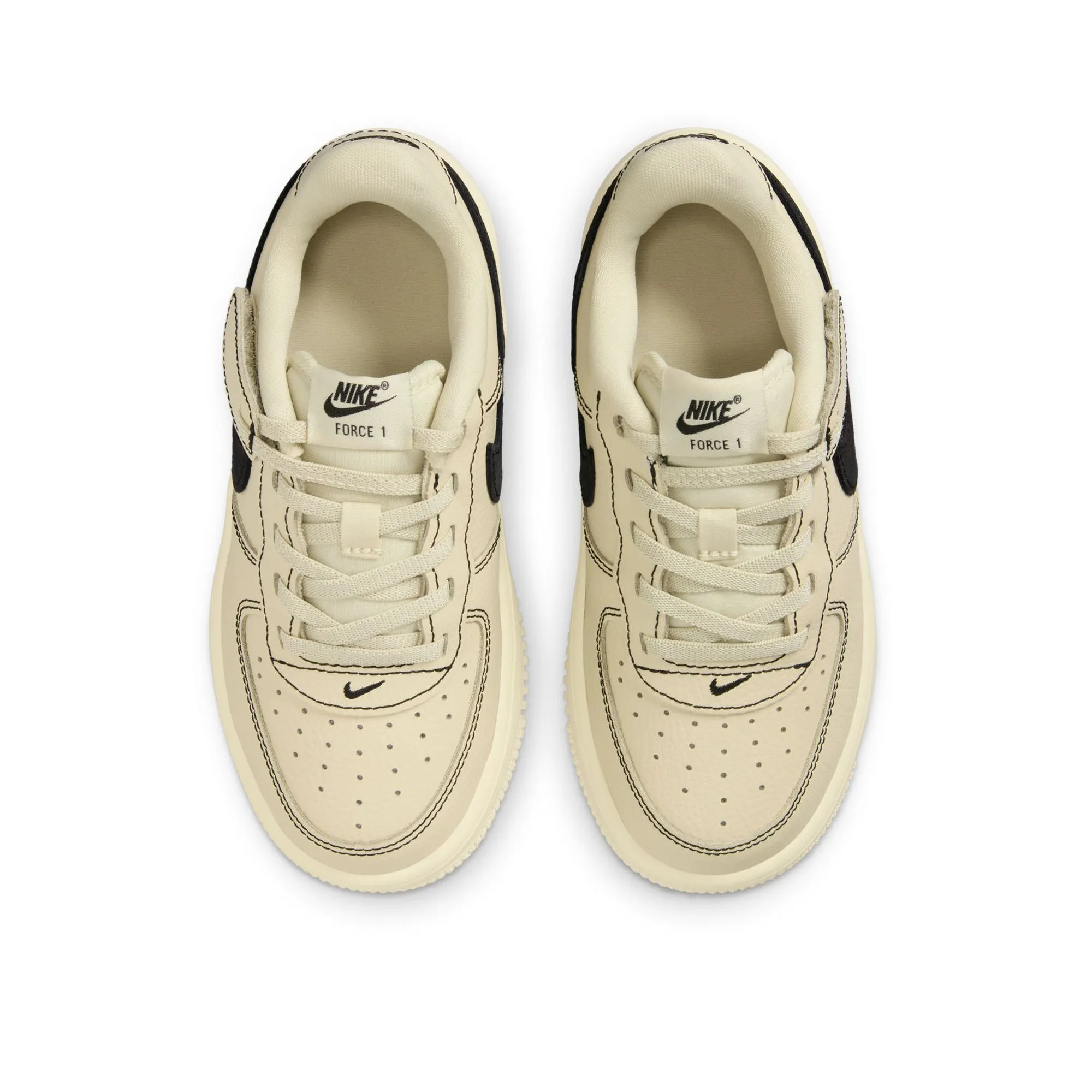 Nike Force 1 Low LV8 EasyOn (PS) - Light Khaki/Black
