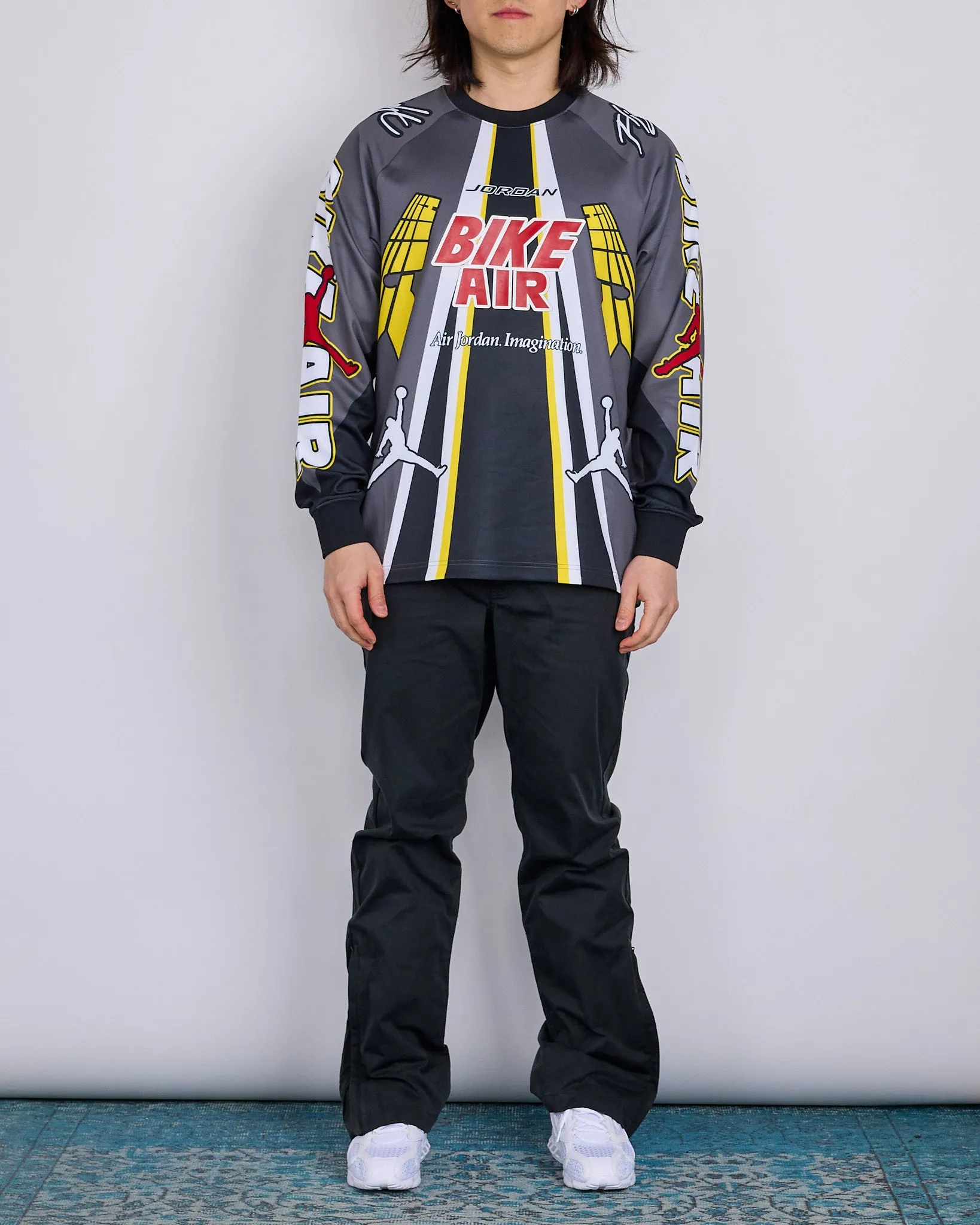 Nike Jordan x Nigel Sylvester Jersey Iron Grey Black Cinnabar