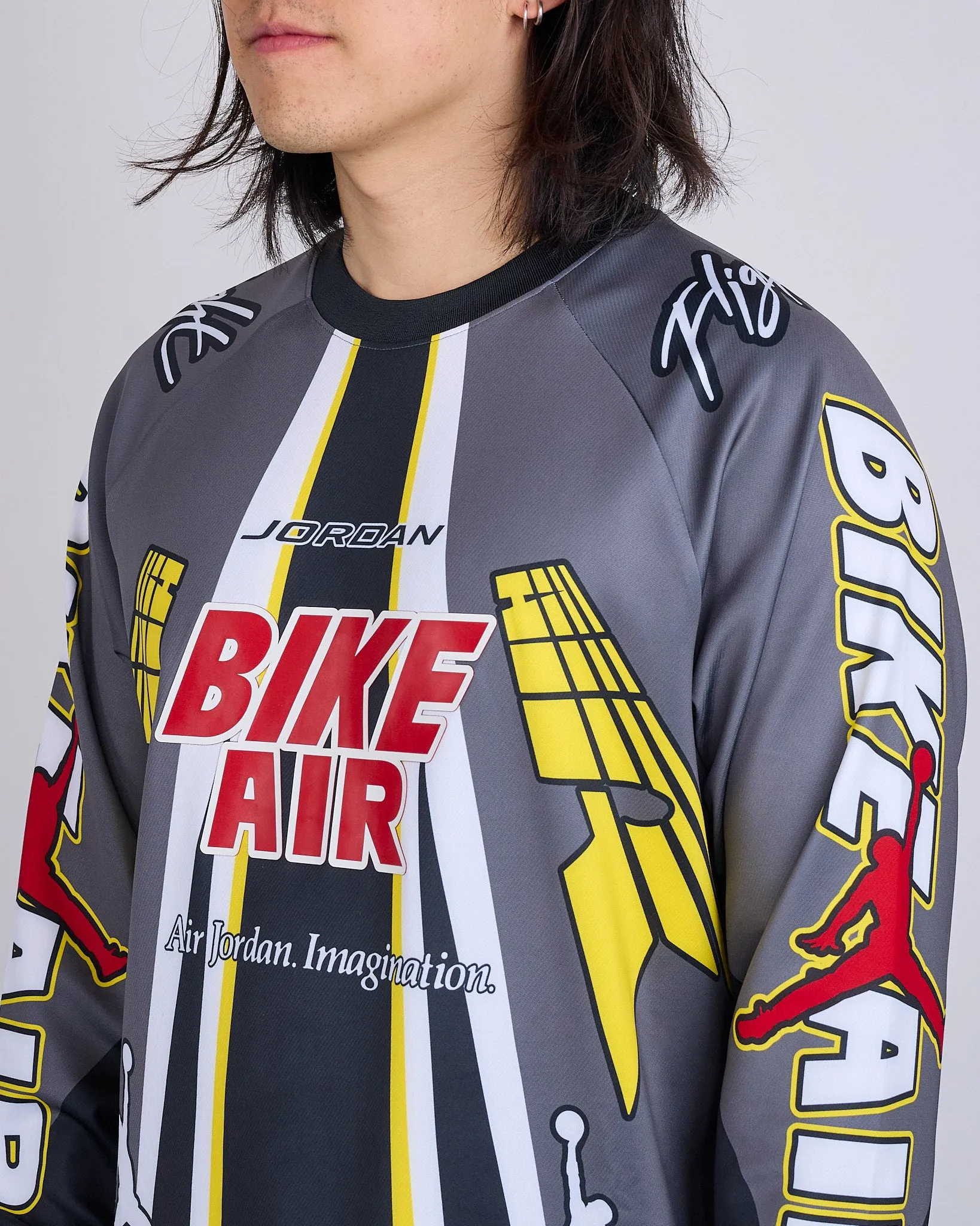 Nike Jordan x Nigel Sylvester Jersey Iron Grey Black Cinnabar