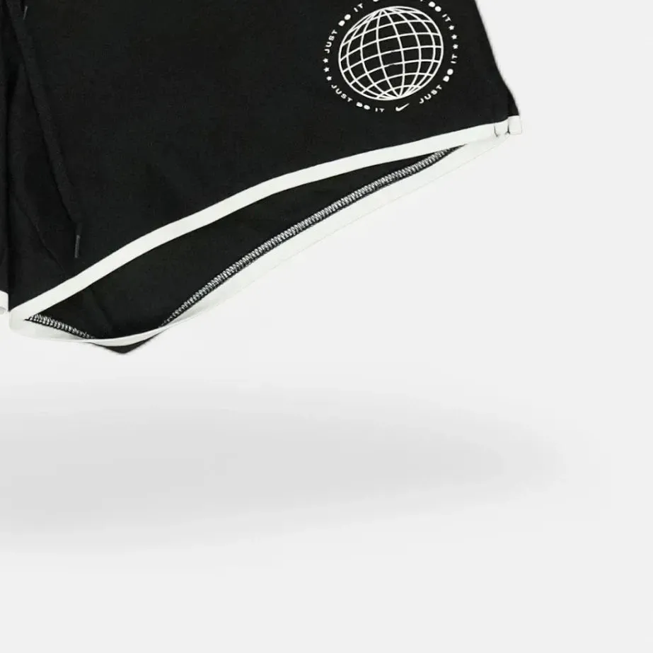 Nike Just Do It Black Shorts Womens (M)