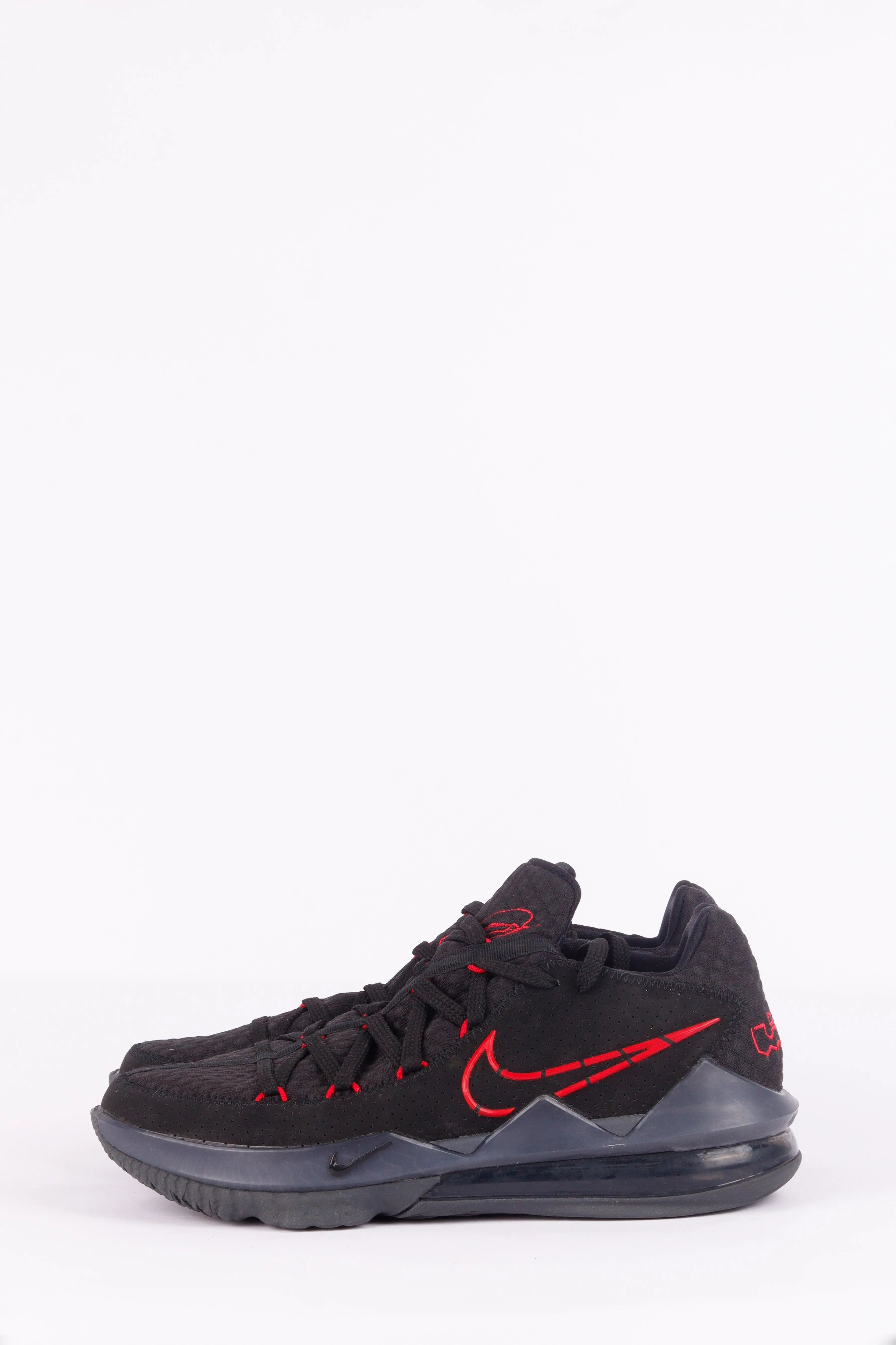 Nike Lebron 17 Low 'Black Red Dark Grey' (2020)