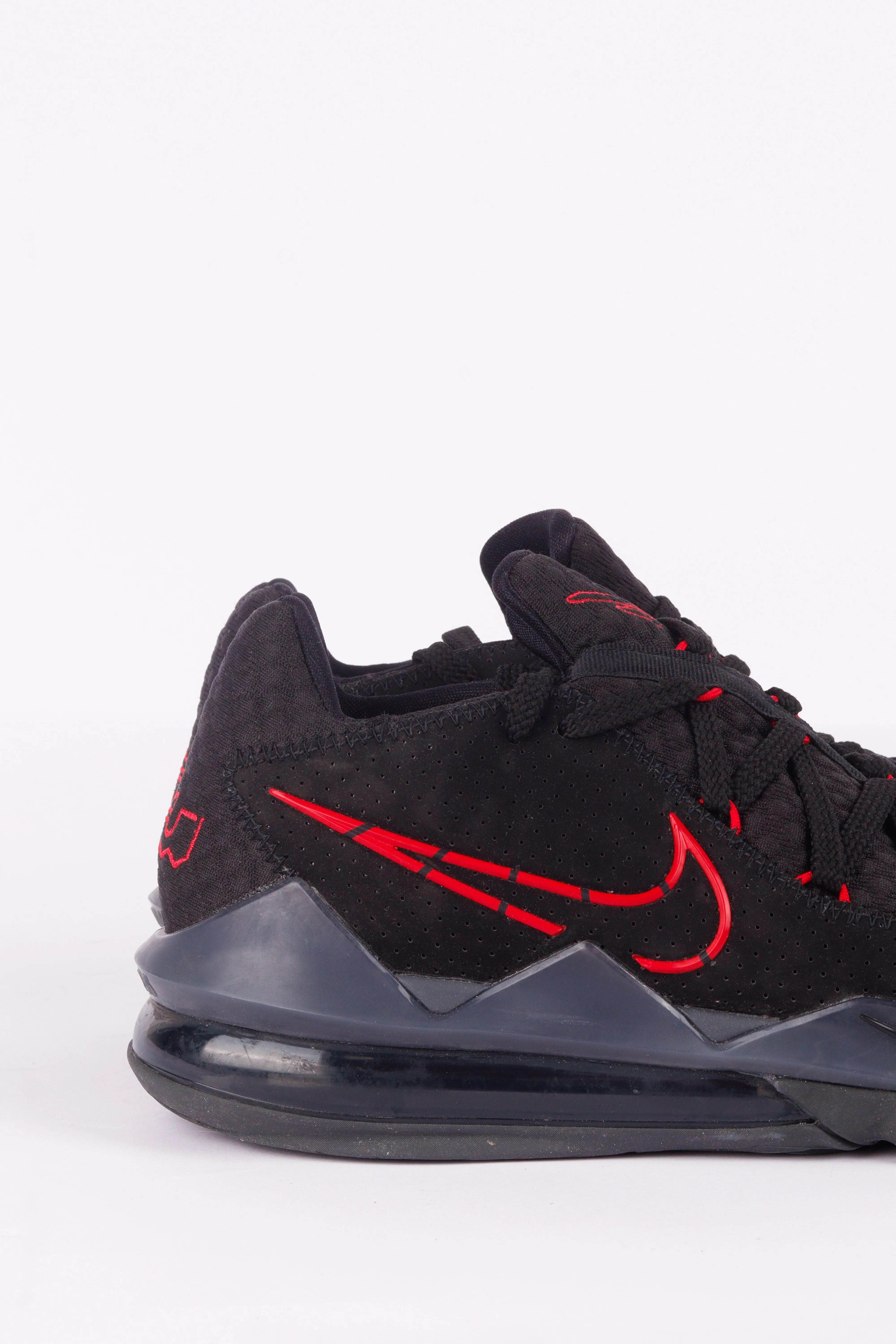Nike Lebron 17 Low 'Black Red Dark Grey' (2020)