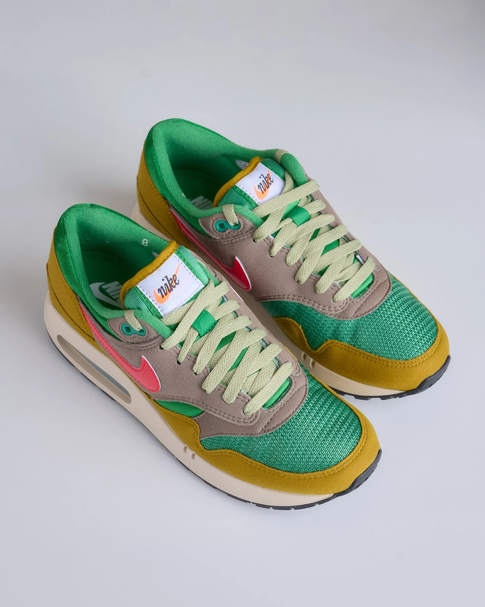Nike Men's Air Max 1 '86 Premium Classic Green Ember Glow-Olive Grey