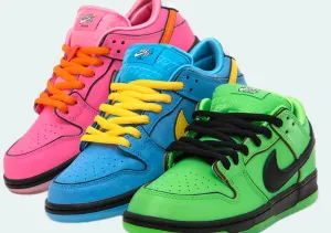 Nike SB Powerpuff Girls Dunk Low (pack of 3)
