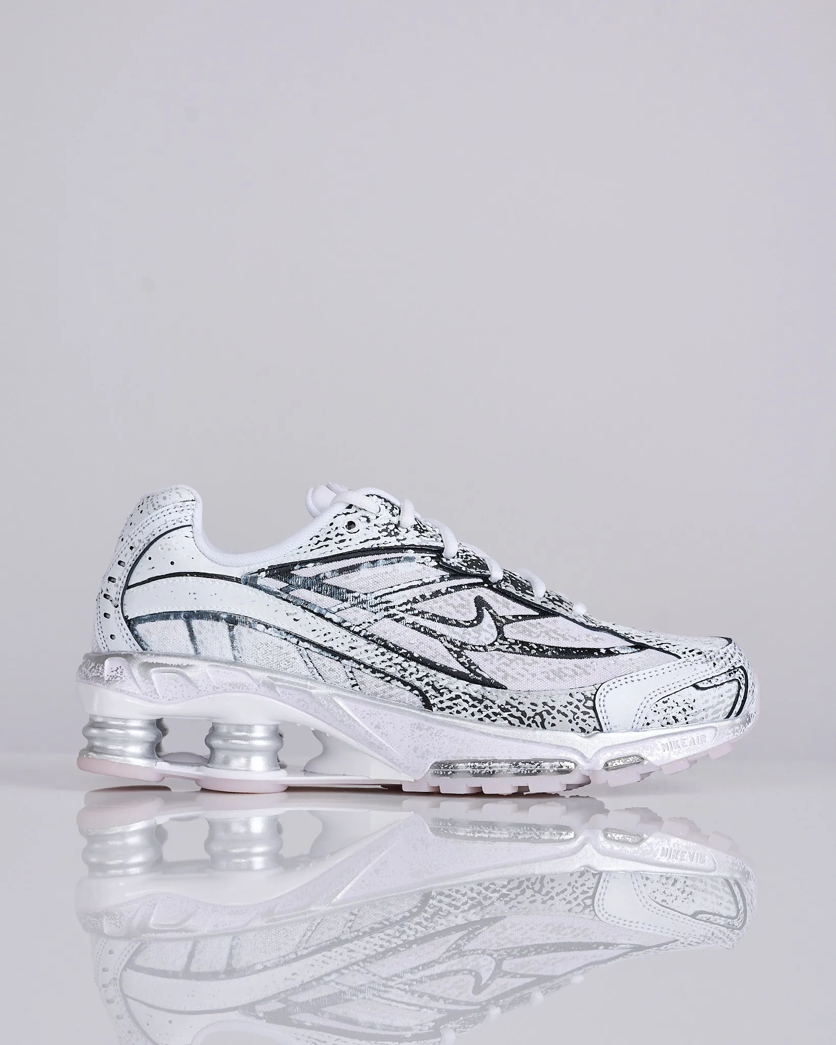 Nike Shox Ride 2 White Metallic Platinum-Black-Flt Gold IB8174 100