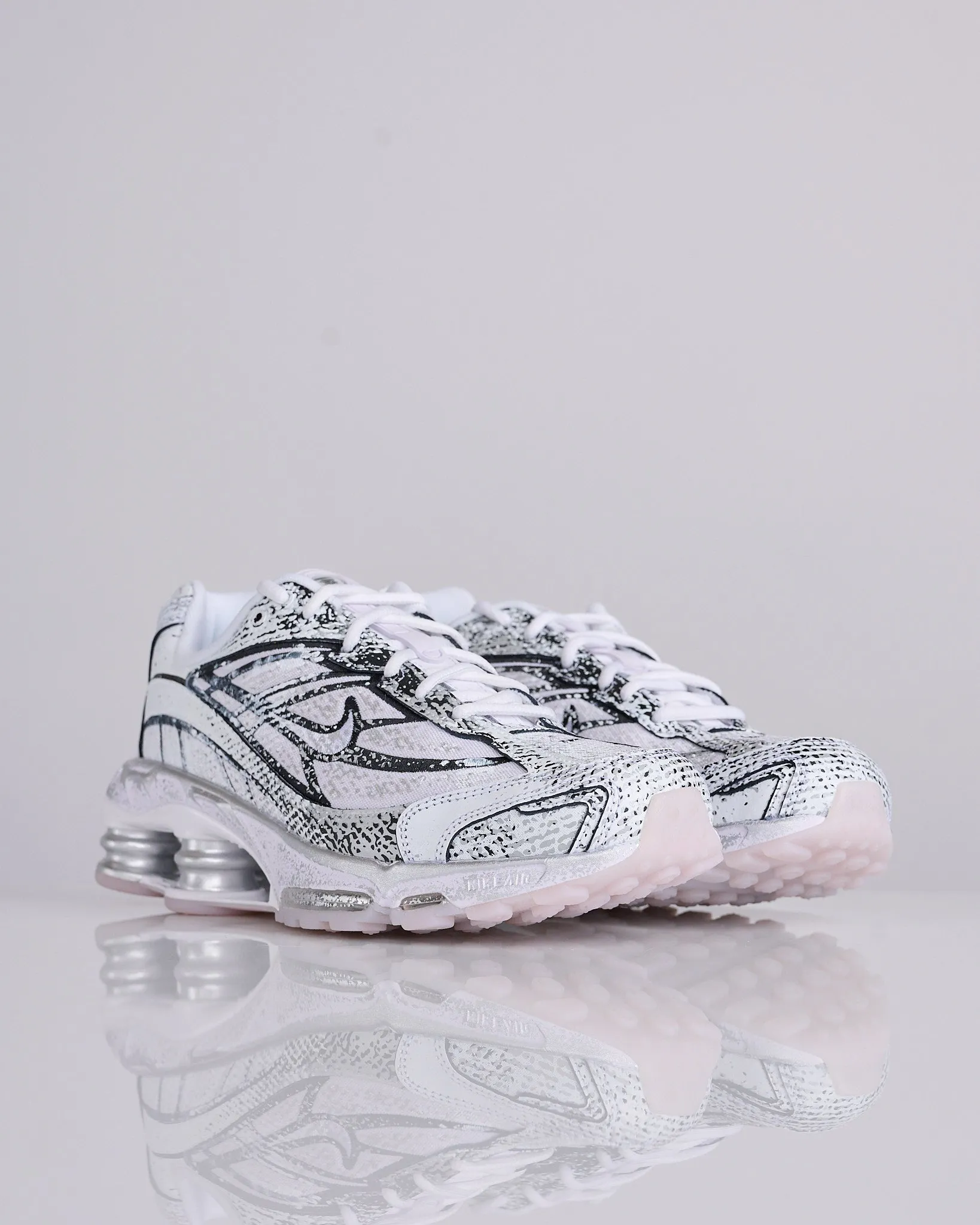 Nike Shox Ride 2 White Metallic Platinum-Black-Flt Gold IB8174 100