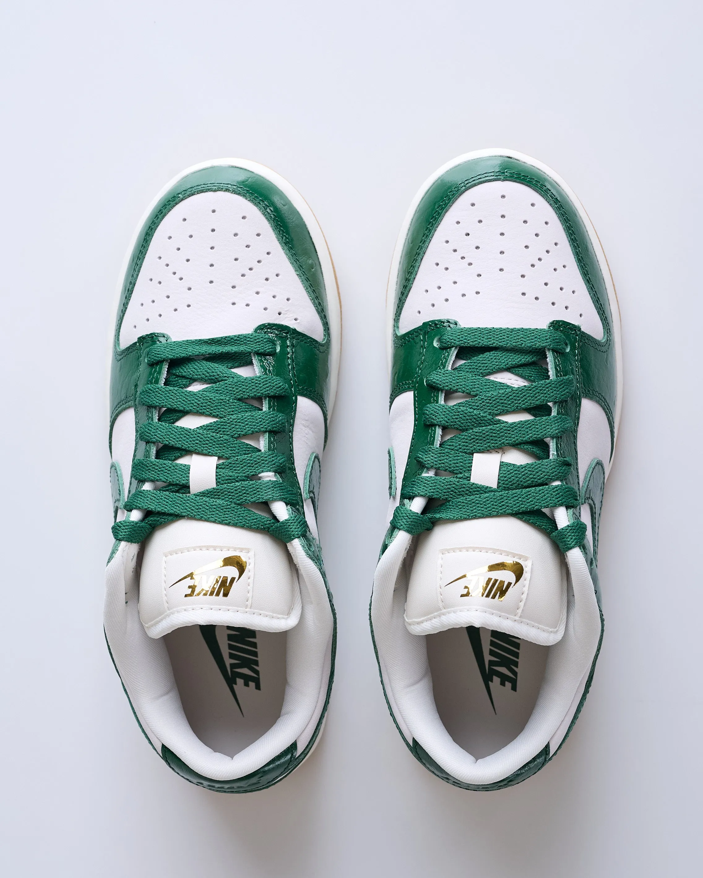 Nike Women's Dunk Low LX Phantom/Gorge Green-Sail-Metallic Gold
