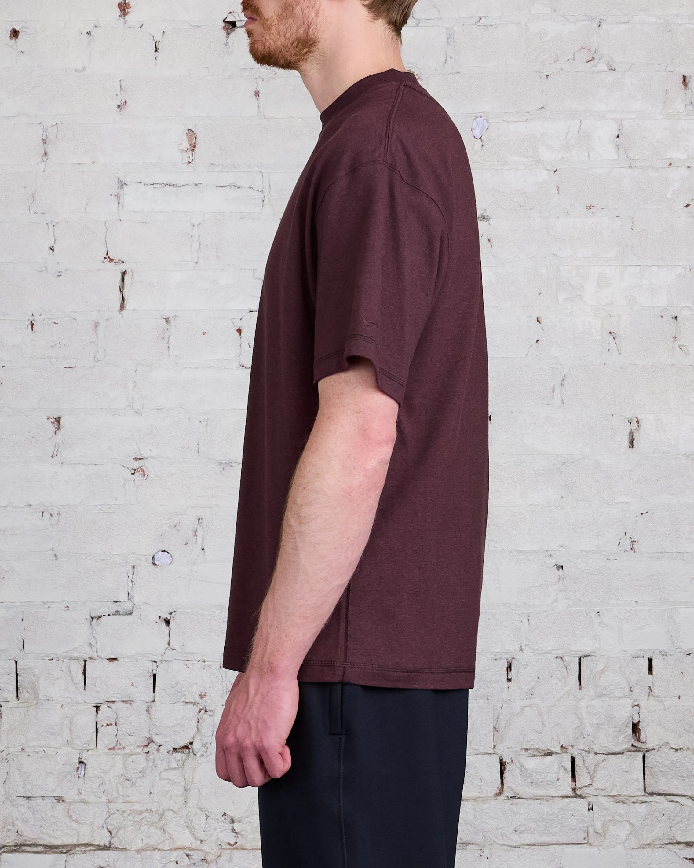 Nike Wool Classics Short-Sleeve T-Shirt Brown Basalt