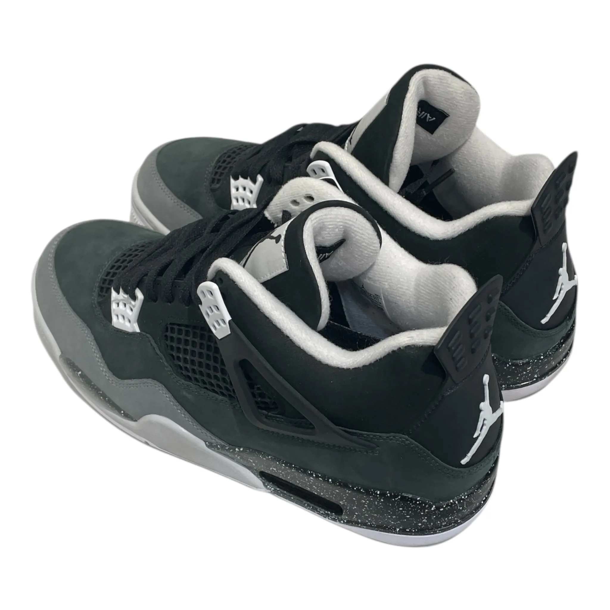 NIKE/AIR JORDAN 4/Hi-Sneakers/US 11.5/Suede/GRY/FQ8138-002