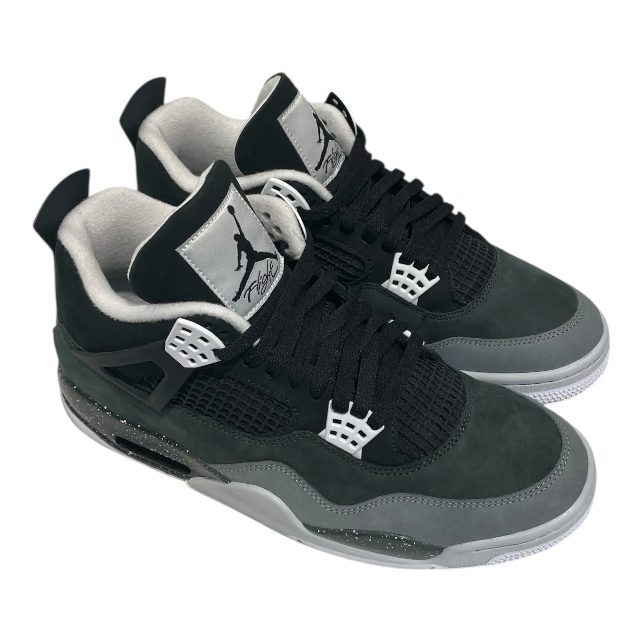 NIKE/AIR JORDAN 4/Hi-Sneakers/US 11.5/Suede/GRY/FQ8138-002