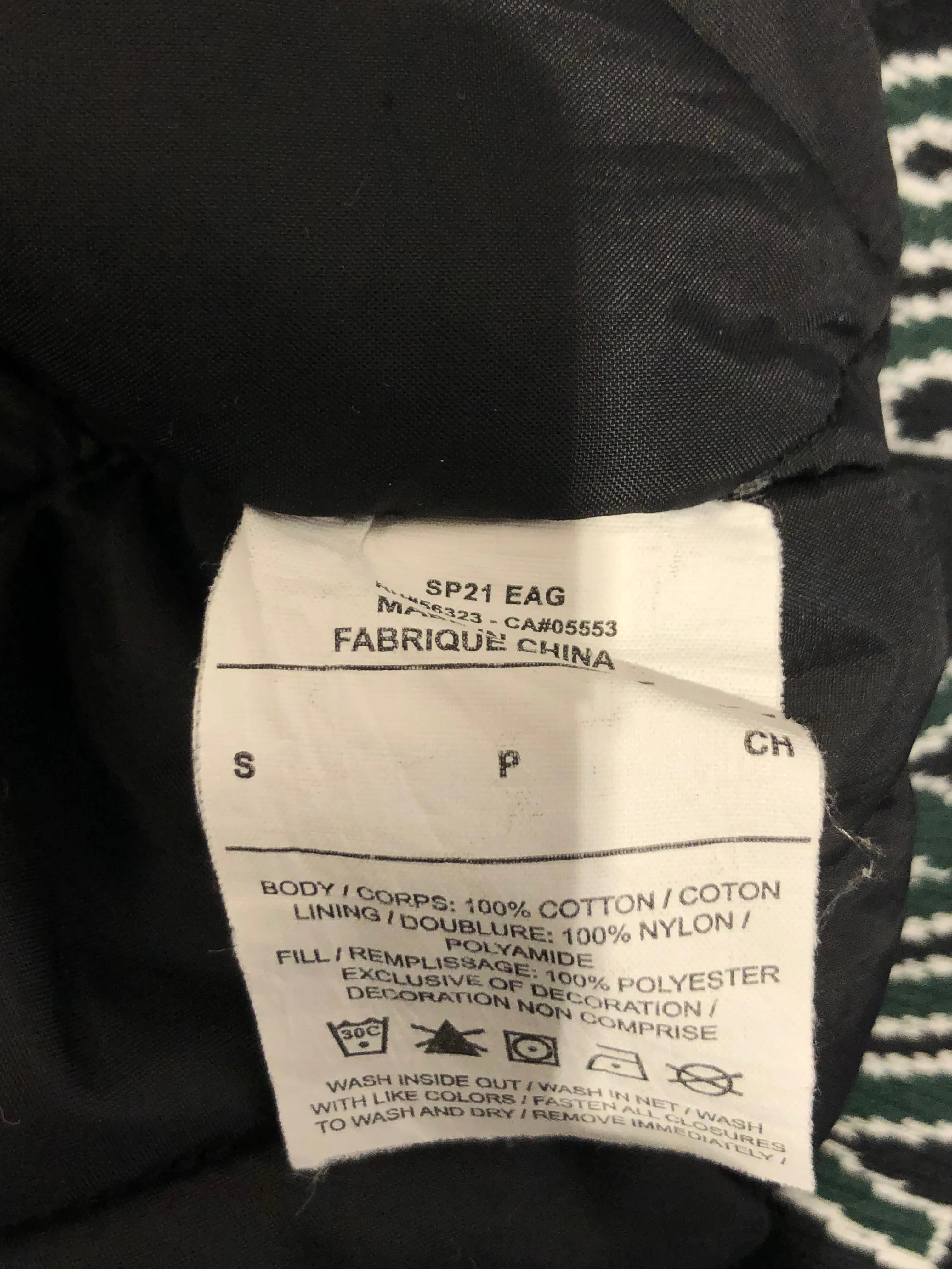 NIKE/CACTUS PLANT FLEA MARKET/Baseball Jkt/S/Cotton/BLK/Graphic/
