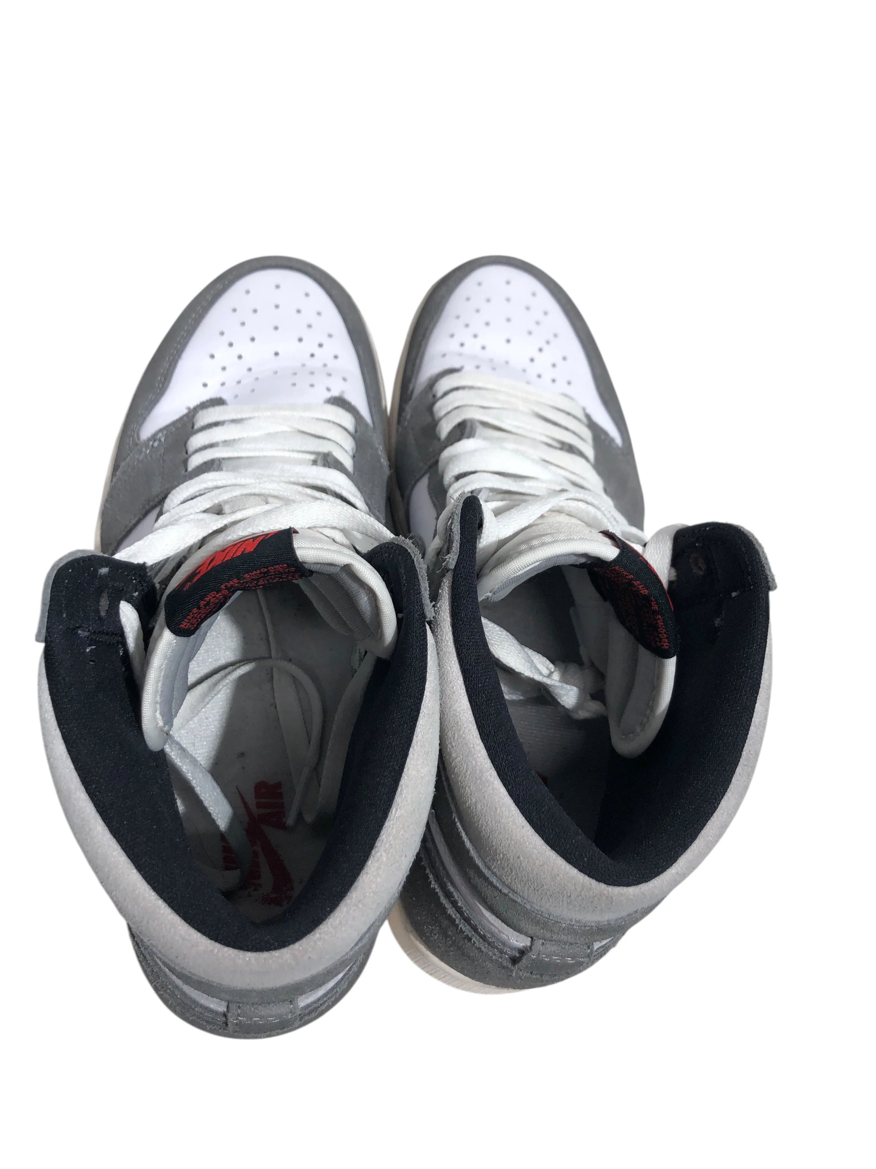 NIKE/Hi-Sneakers/US 10/Leather/GRY/Jordan 1 Washed Black