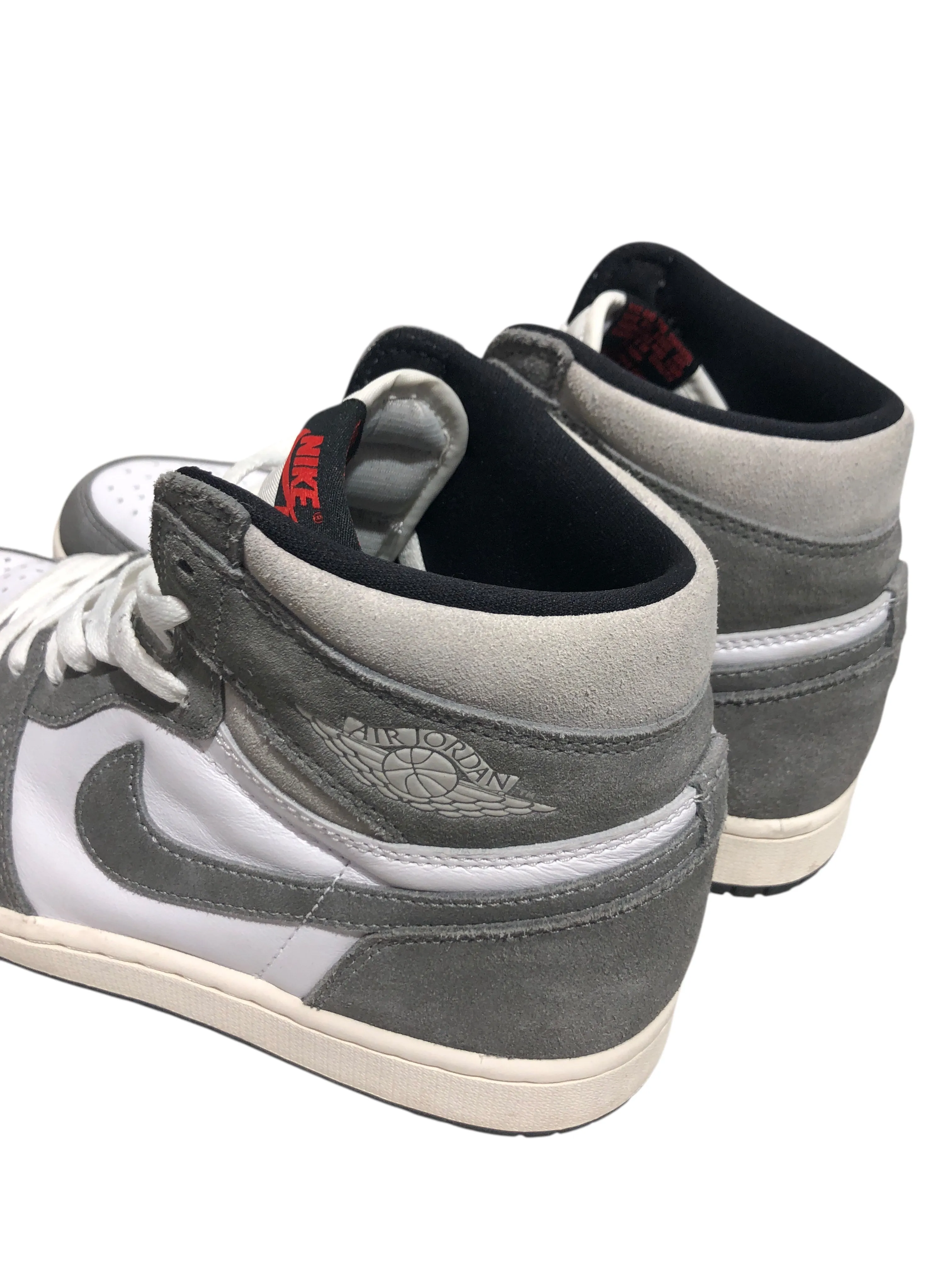 NIKE/Hi-Sneakers/US 10/Leather/GRY/Jordan 1 Washed Black