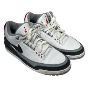 NIKE/Hi-Sneakers/US 11/Leather/WHT/Air Jordan 3 Tinker White Red