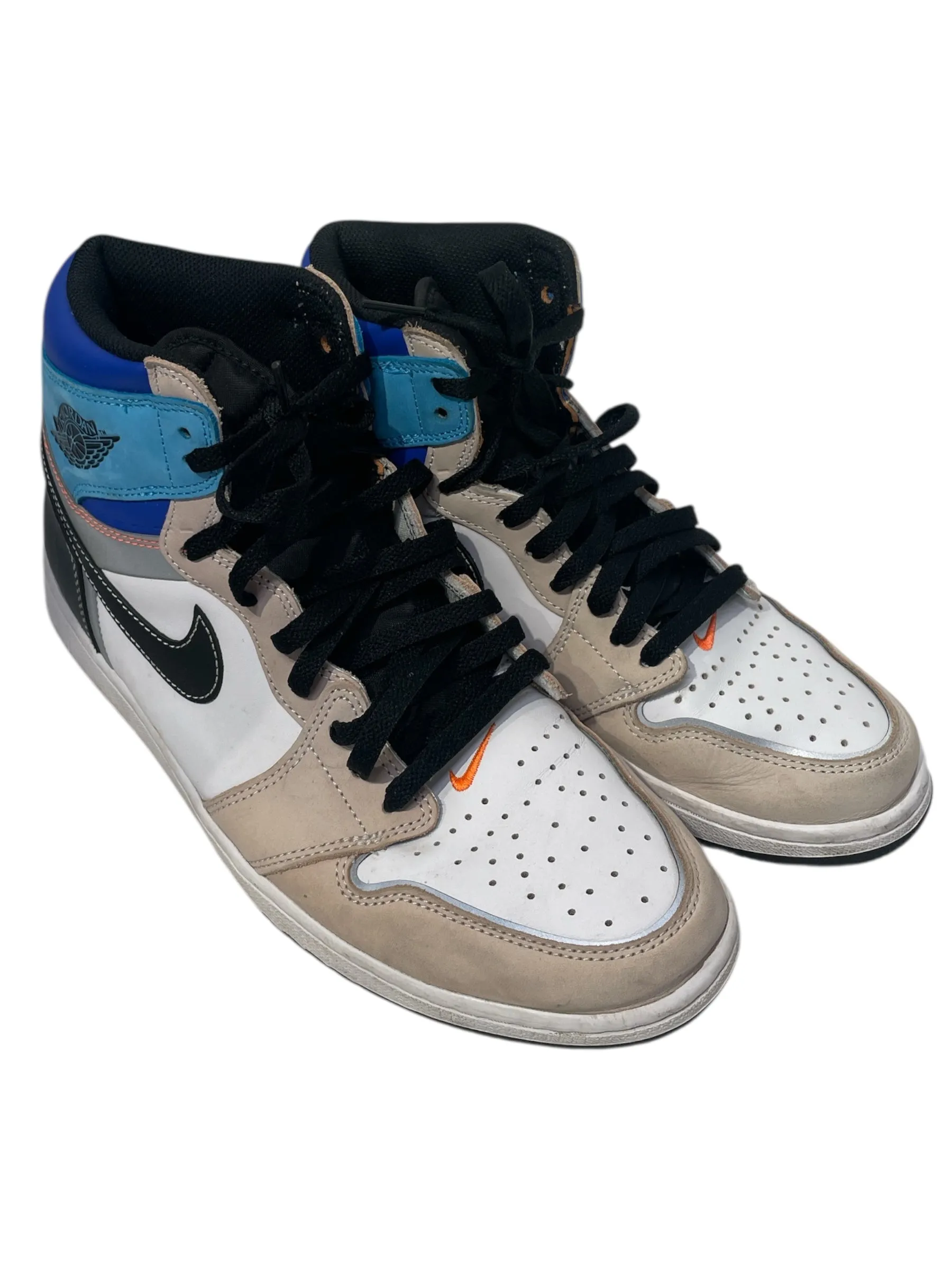 NIKE/Hi-Sneakers/US 8.5/Suede/ORN/Jordan 1 Gore-Tex  Light Curry