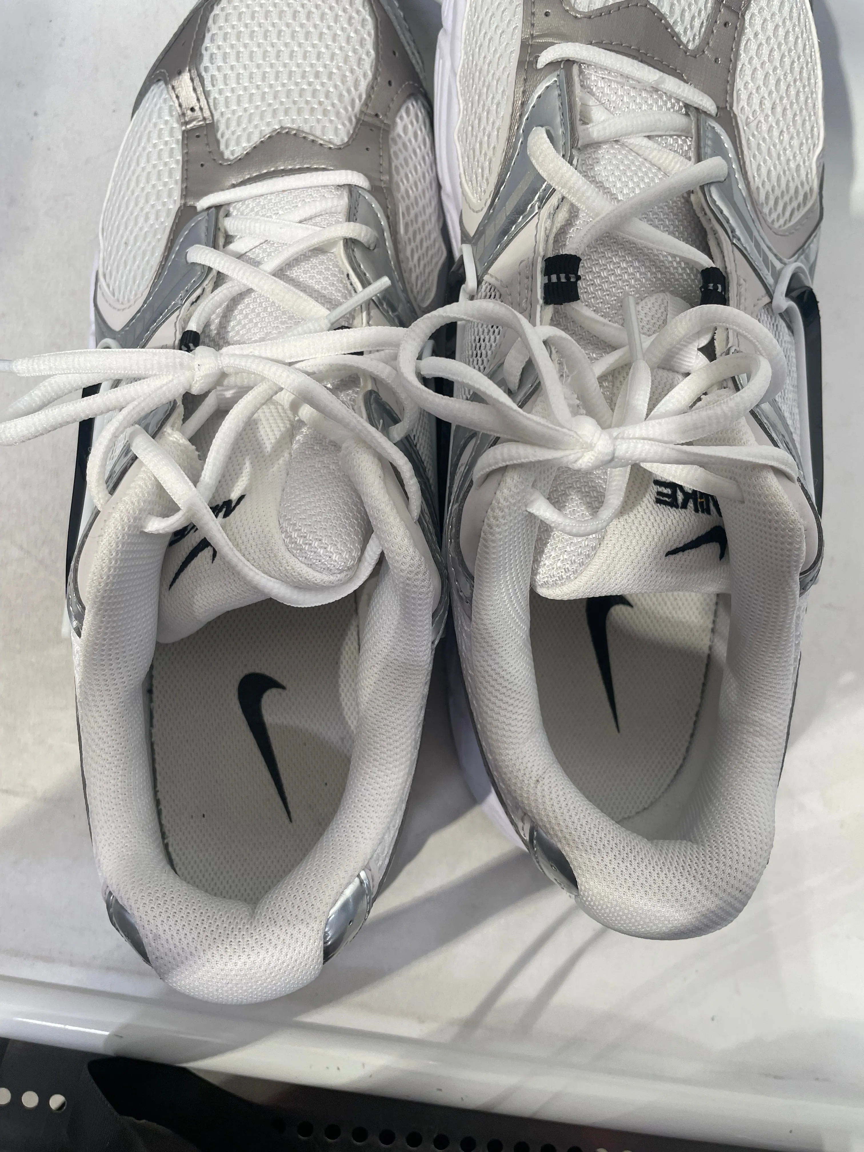 NIKE/Low-Sneakers/US 13/Cotton/SLV/V5 RNR WHT/SLV