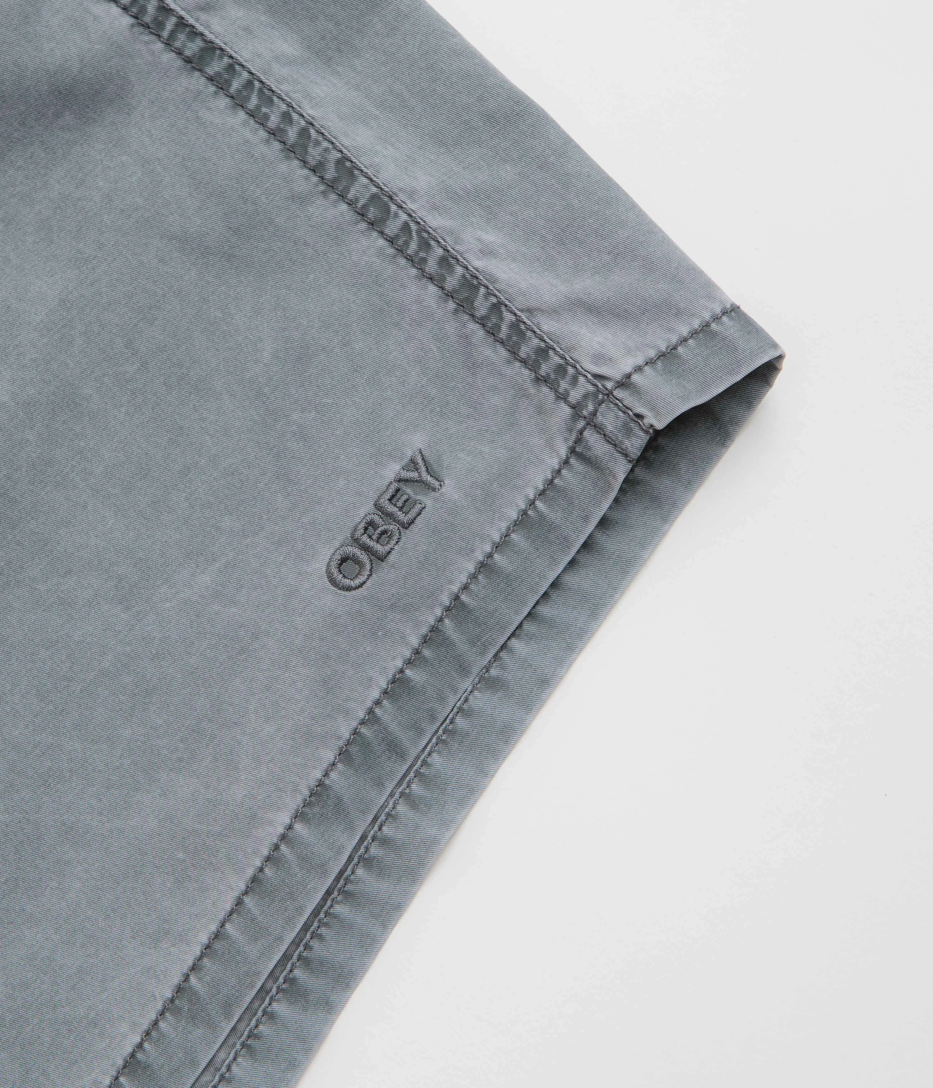 Obey Easy Pigment Cotton Nylon Shorts - Pigment Black