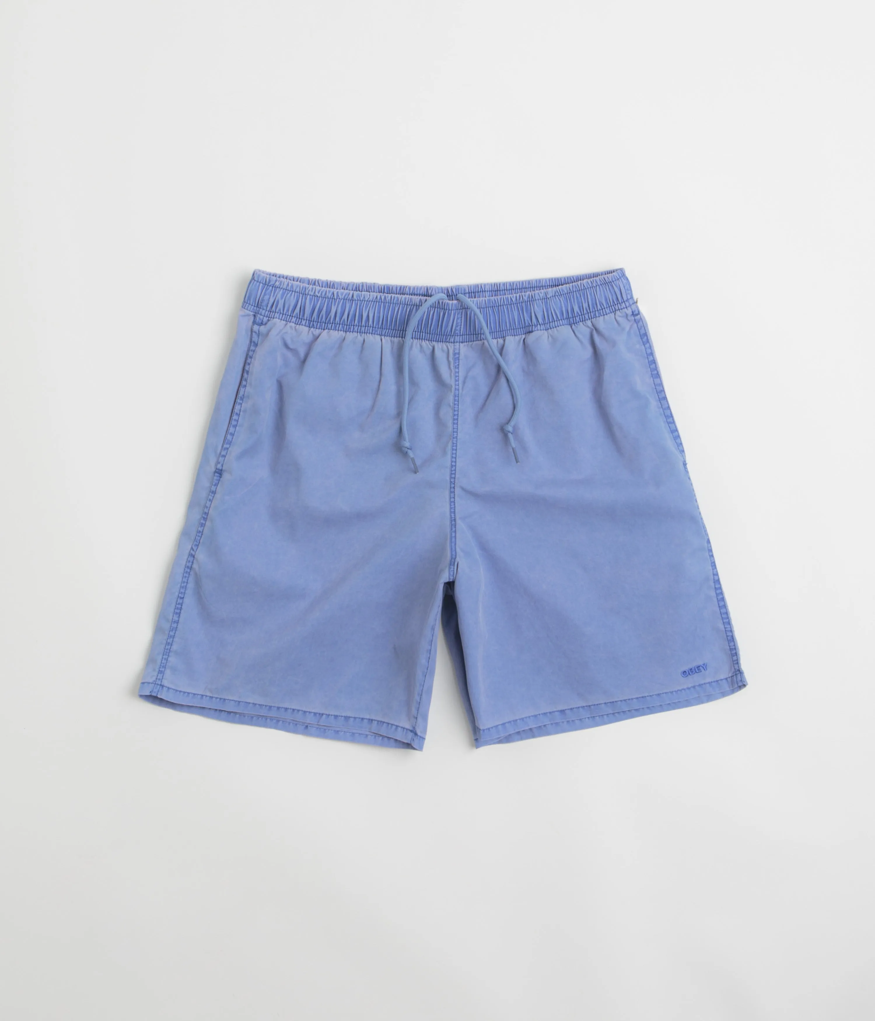 Obey Easy Pigment Cotton Nylon Shorts - Pigment Dazzling Blue