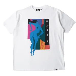 Parra Beached & Blank Tee // White