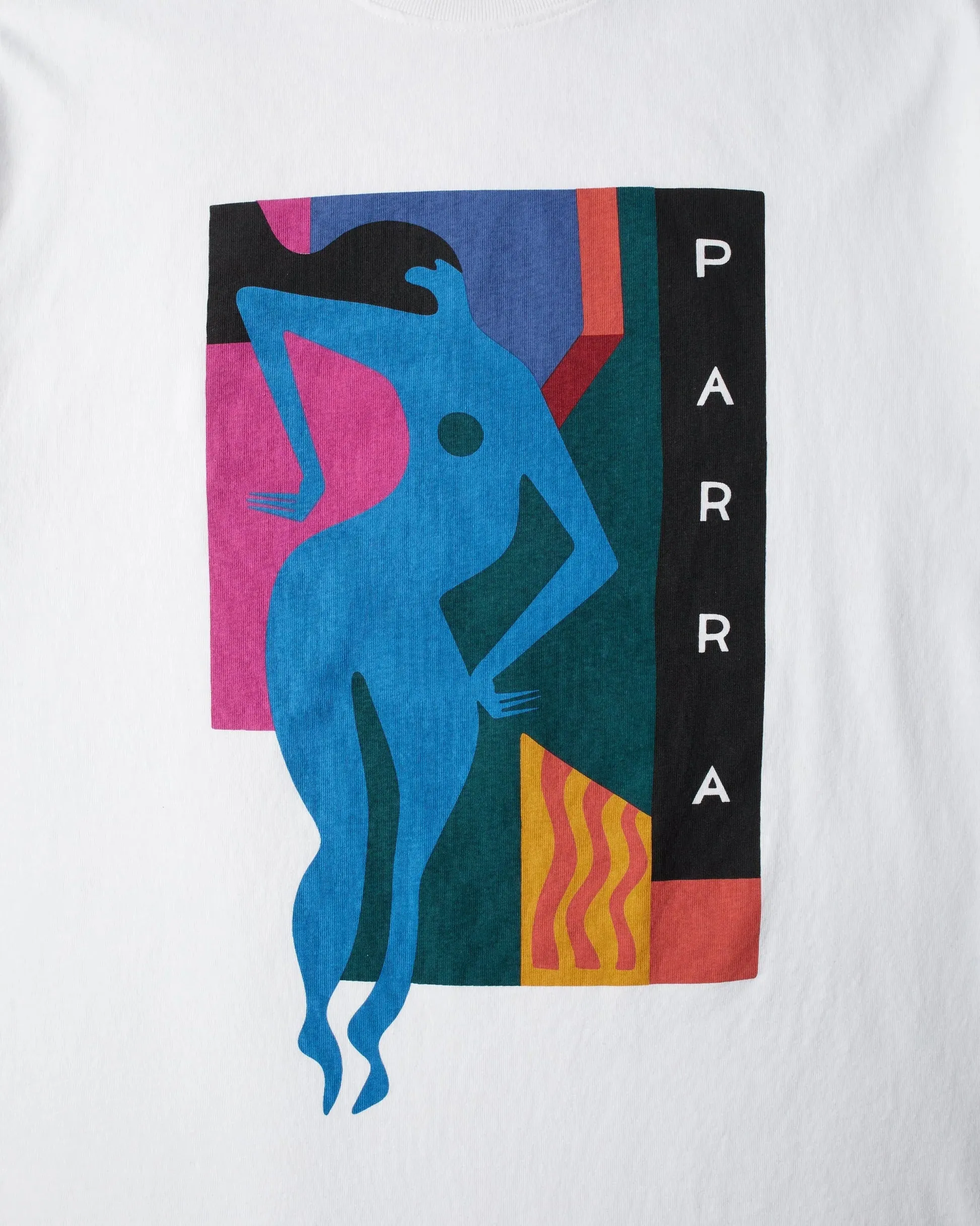 Parra Beached & Blank Tee // White