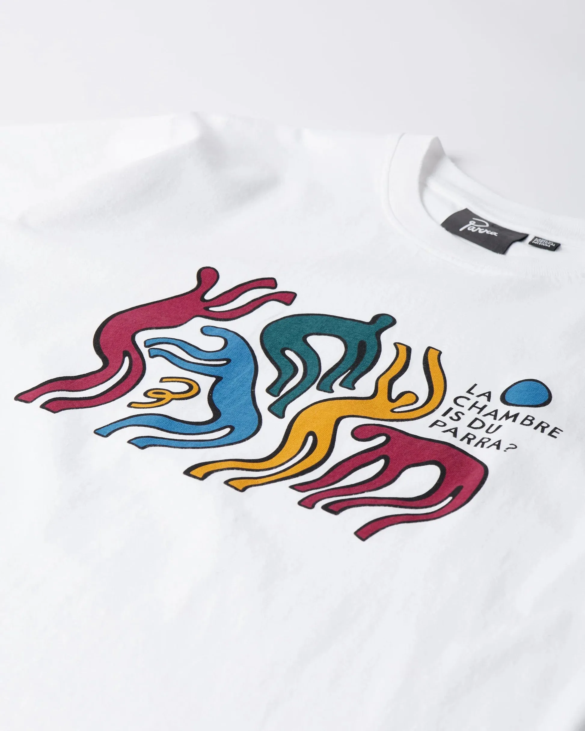 Parra La Chambre Nuit Tee // White