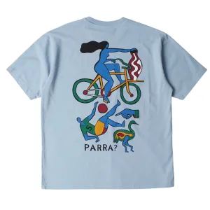 Parra Vase Delivery Tee // Light Blue